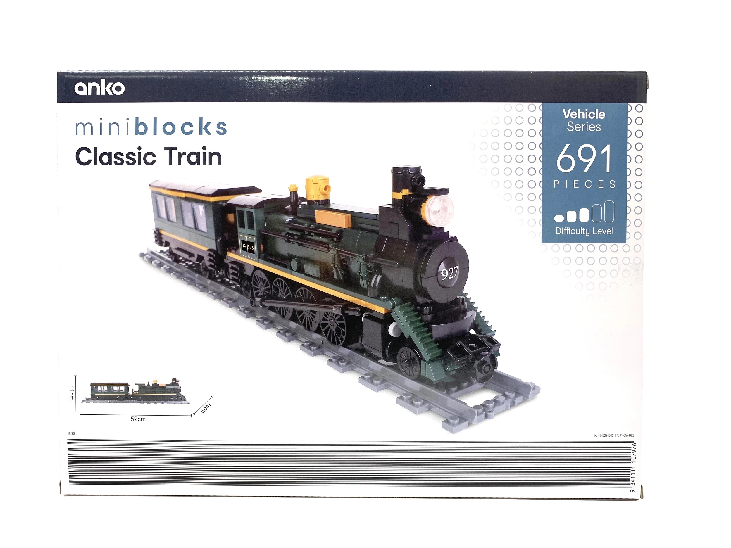 4 691 Piece Mini Blocks Vehicle Series: Classic Train, 4 of 4