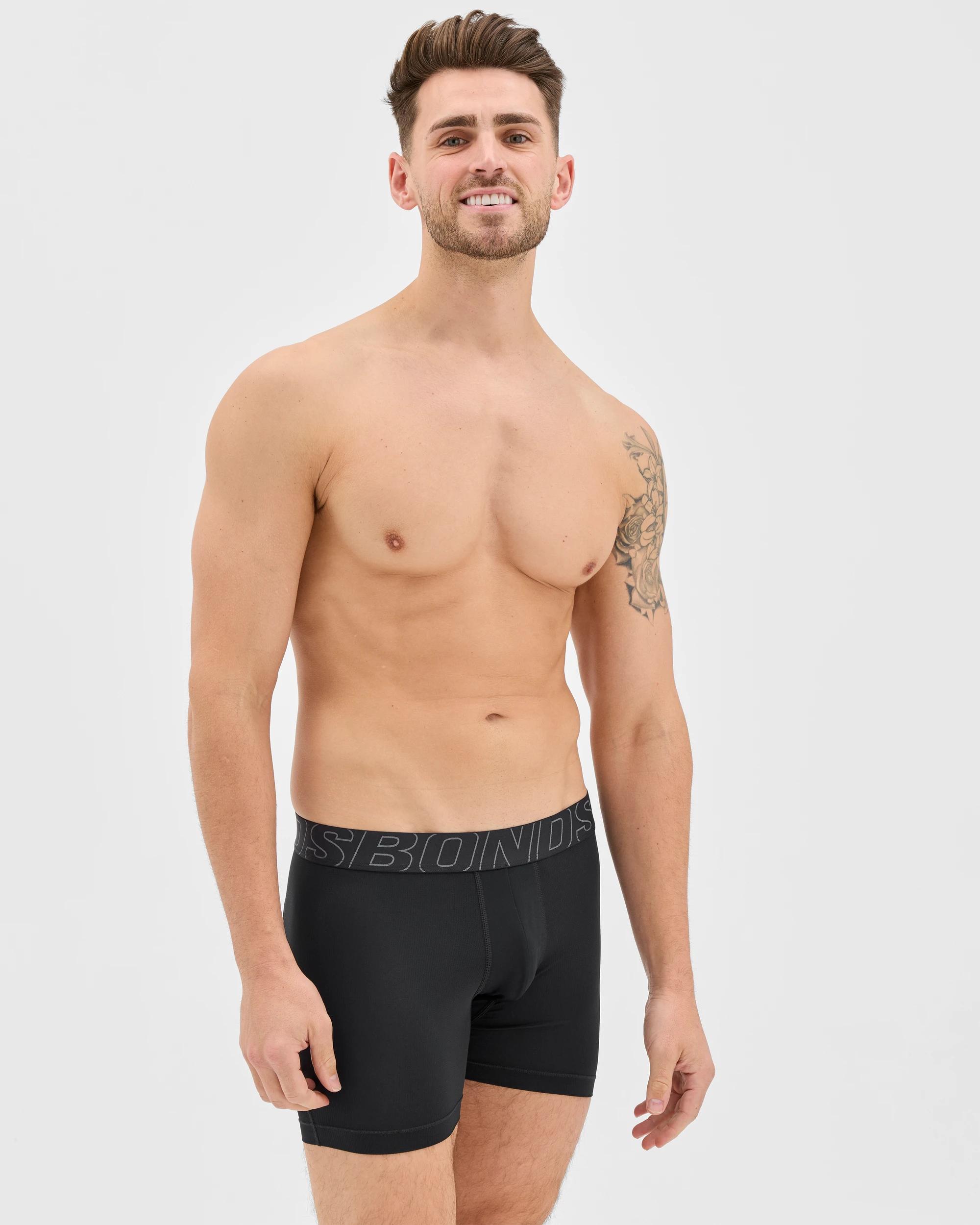 1 Bonds Sweat Off Trunks BLACK, 1 of 3