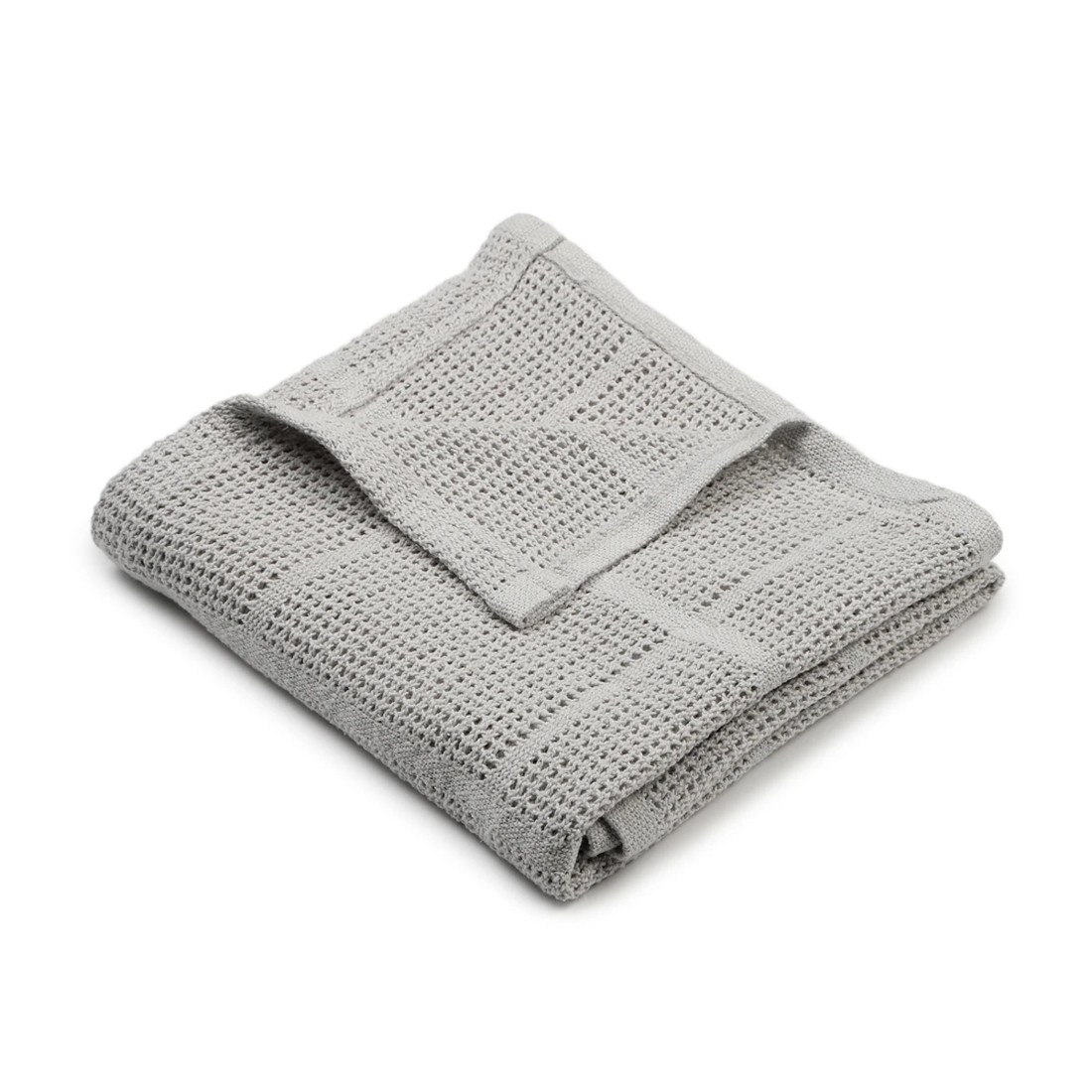 1 Lightweight Cotton Blanket - Grey, 1 of 5