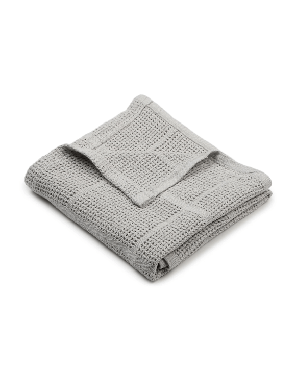 Lightweight Cotton Blanket - Grey