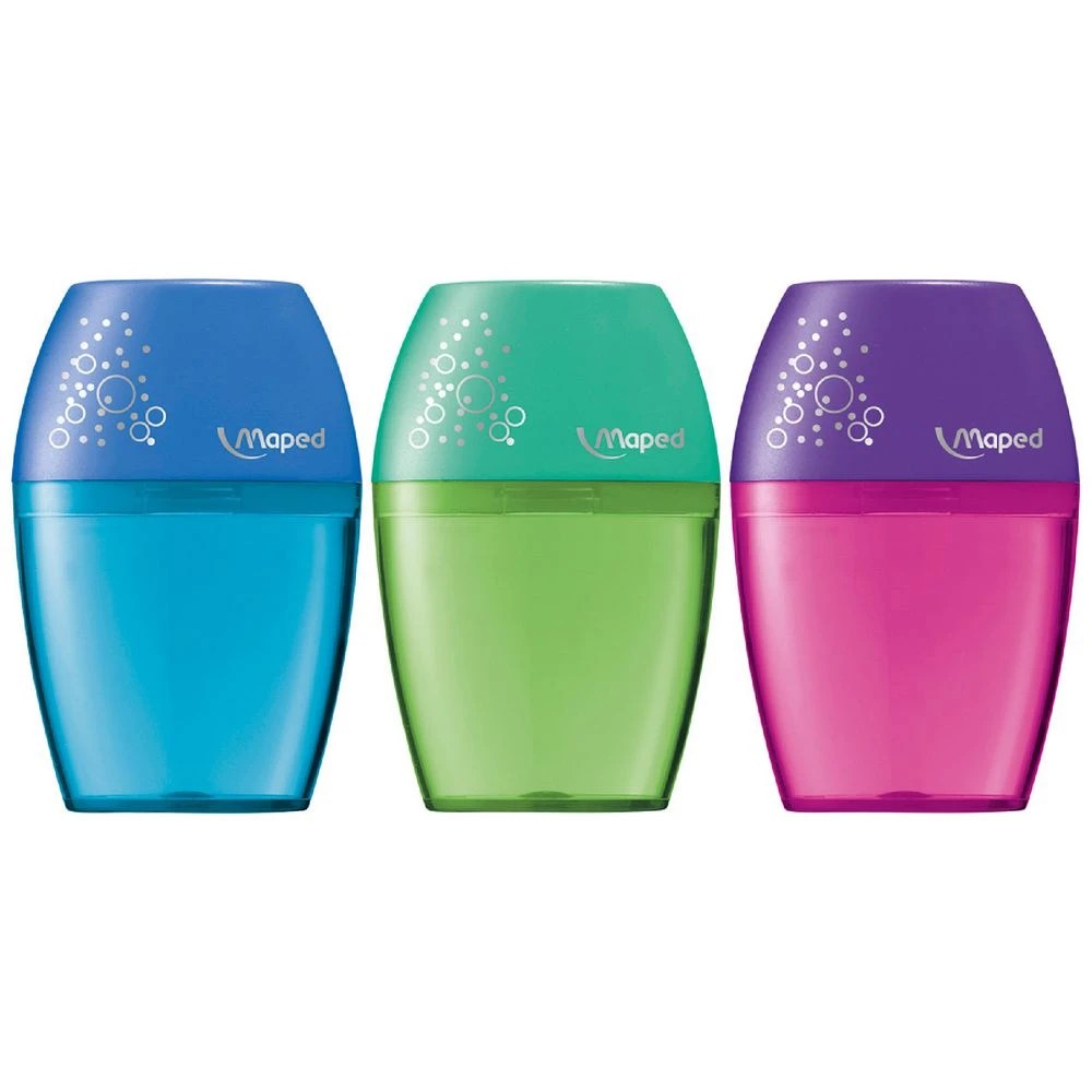 1 Maped Shaker 1 Hole Sharpener Assorted, 1 of 4