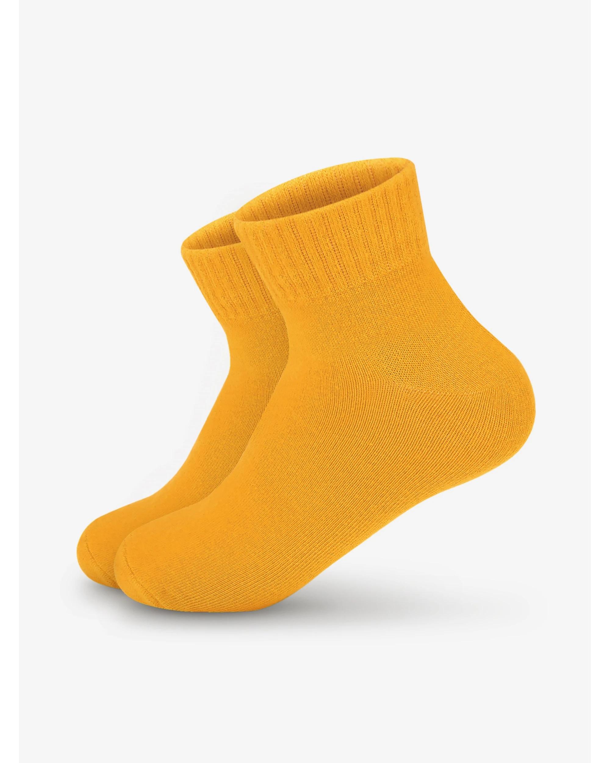 5 Advwin Medium Unisex Yellow Casual Comfy Ankle Socks YELLOW, 5 of 5