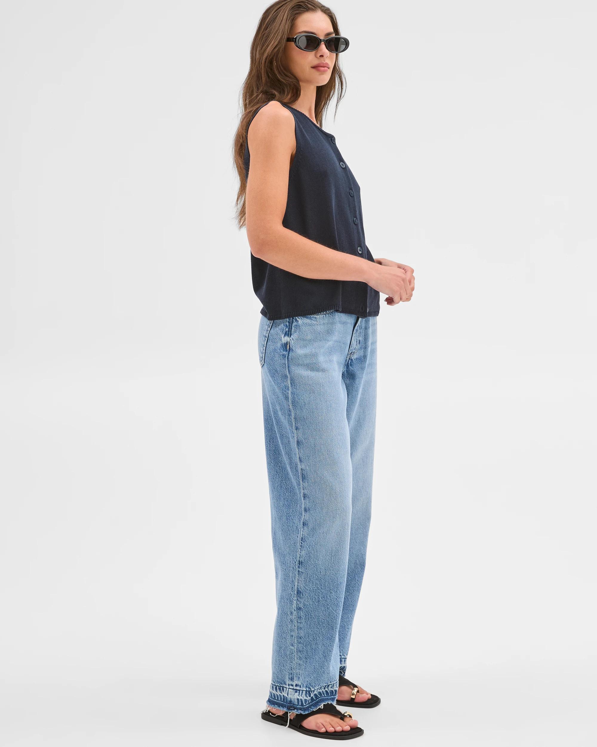 4 Target Petites Petites Imogen Loose Fit Denim Jeans BLUE, 4 of 6