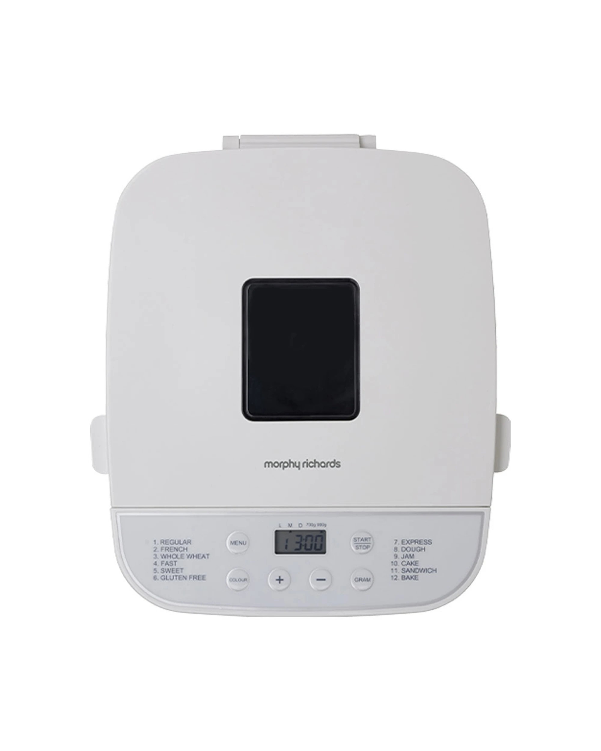 9 Morphy Richards Electric Non Stick Home Compact Bread Maker 12 Programs 550w
 - White, 9 of 9