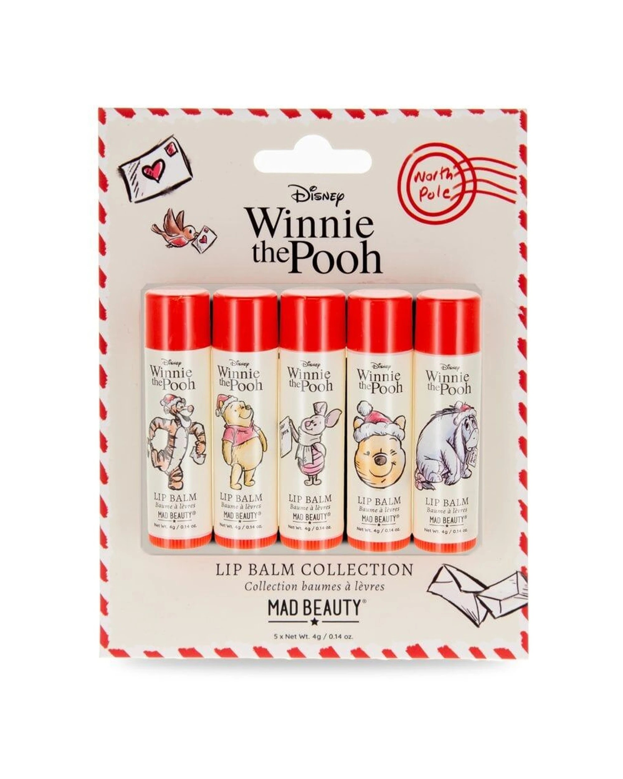 2 Disney 4PK Winnie The Pooh Festive Scented Lip Balm Collection 20g - Multi, 2 of 4