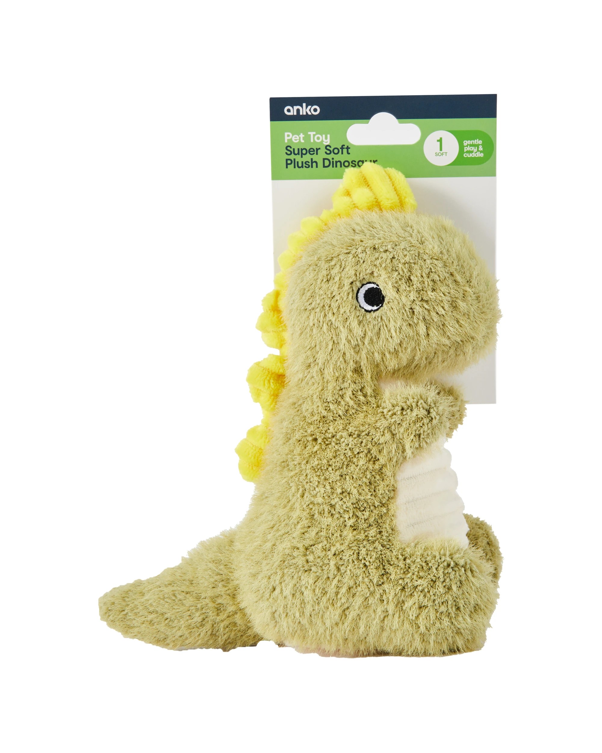 4 Pet Toy Super Soft Plush - Dinosaur, 4 of 4