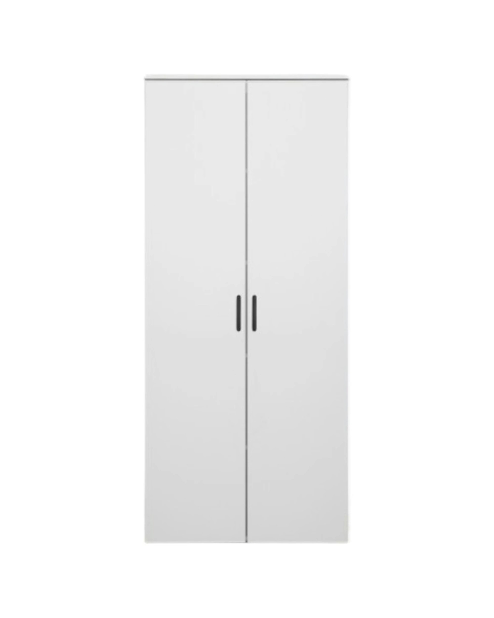 1 European Cabinetry Stockholm Storage Cupboard Slim Oval Handle - White, 1 of 3