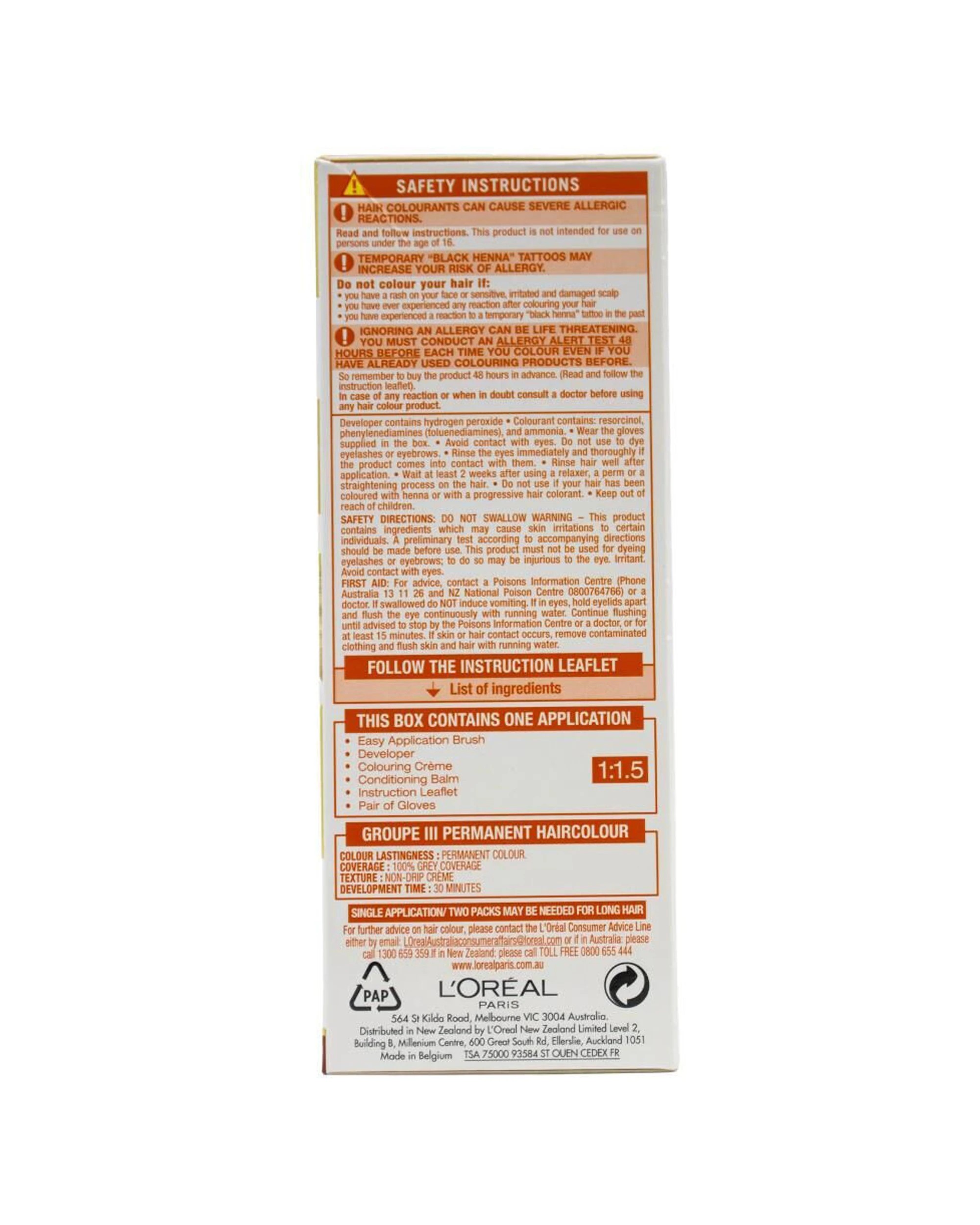 4 Loreal Age Perfect Hair Colour 6PK Mature Hair Layered Tone Creme Light Sand 9.31 - Multi, 4 of 5