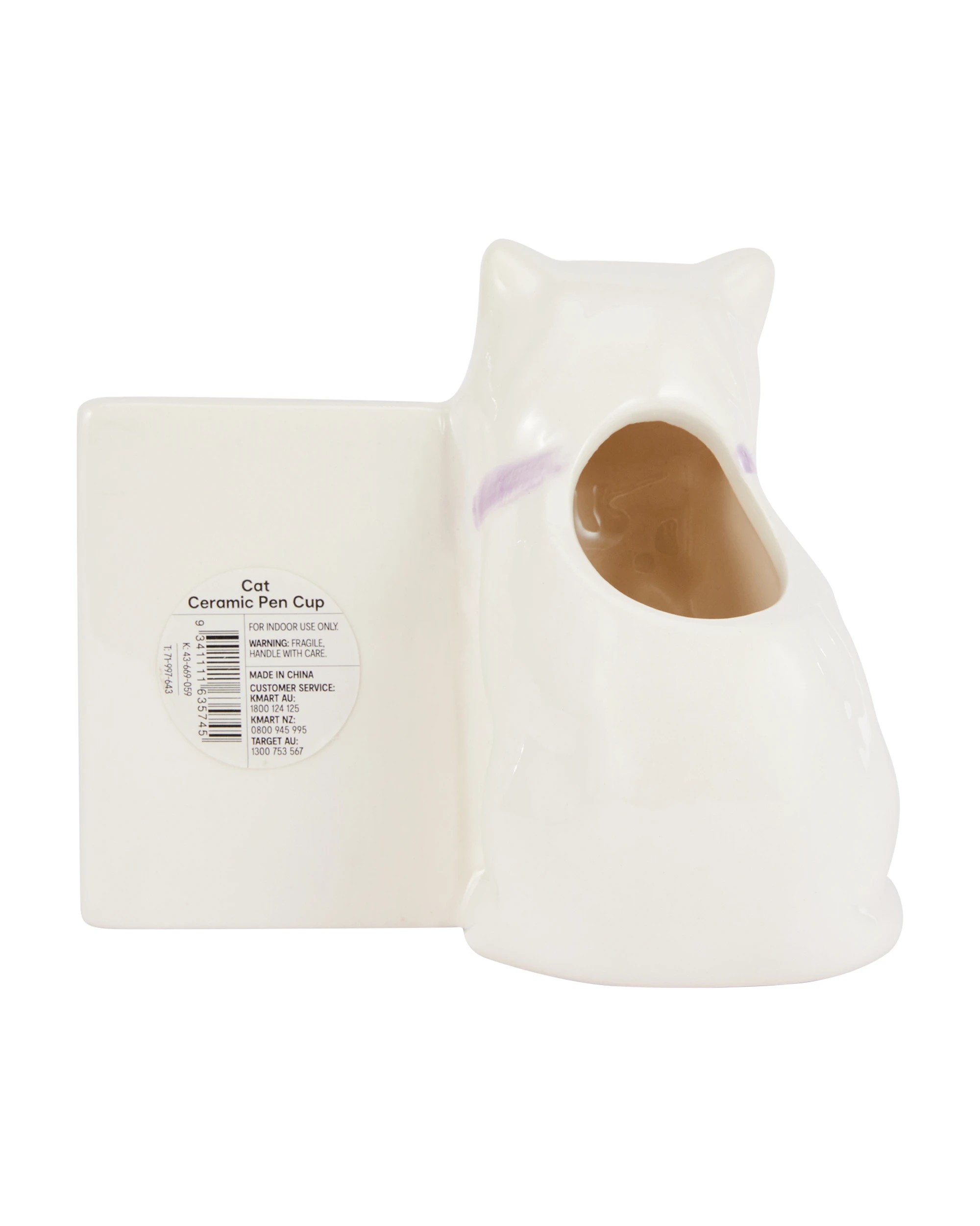 6 Cat Ceramic Pen Cup, 6 of 6