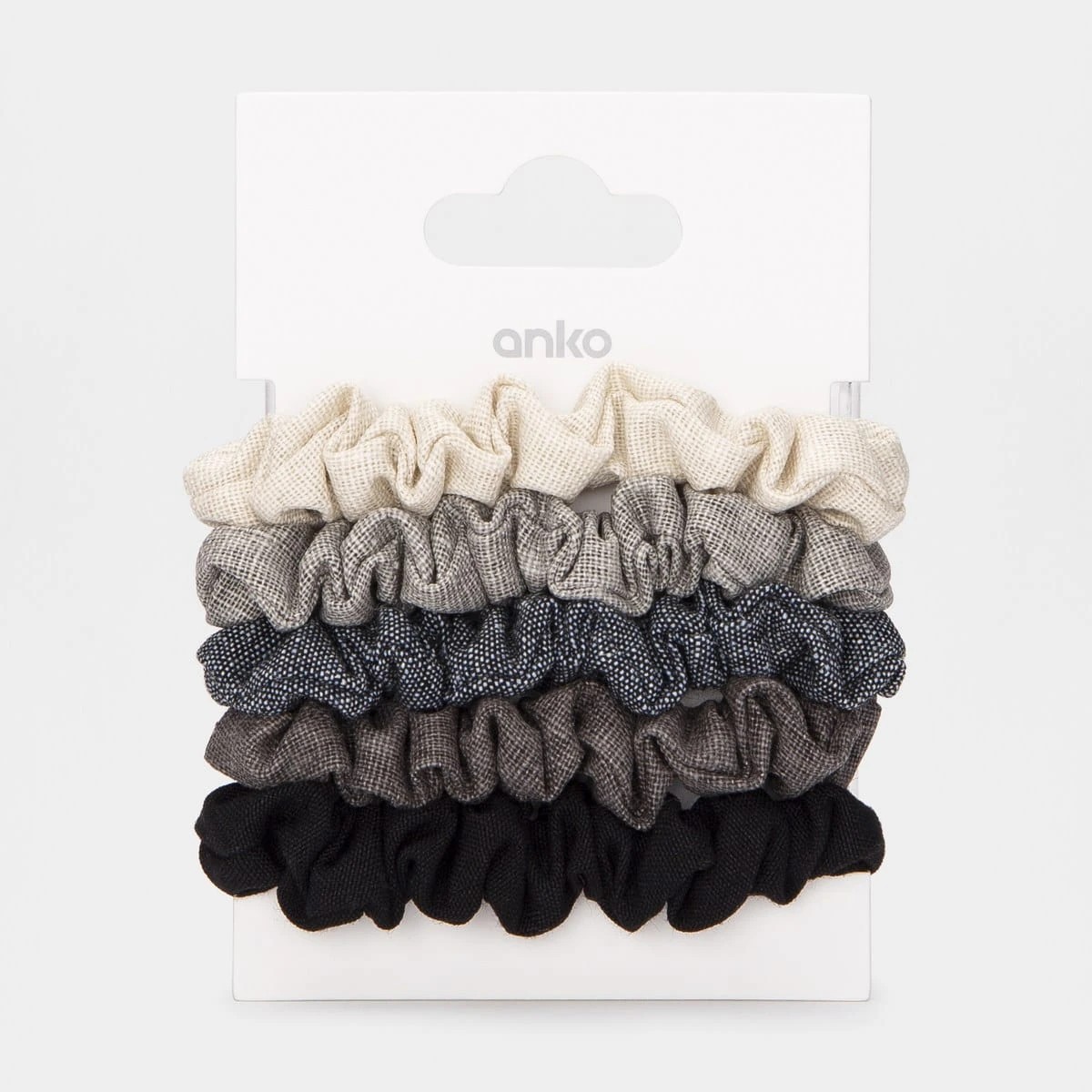 5 5 Pack Mini Hair Scrunchies, 5 of 5