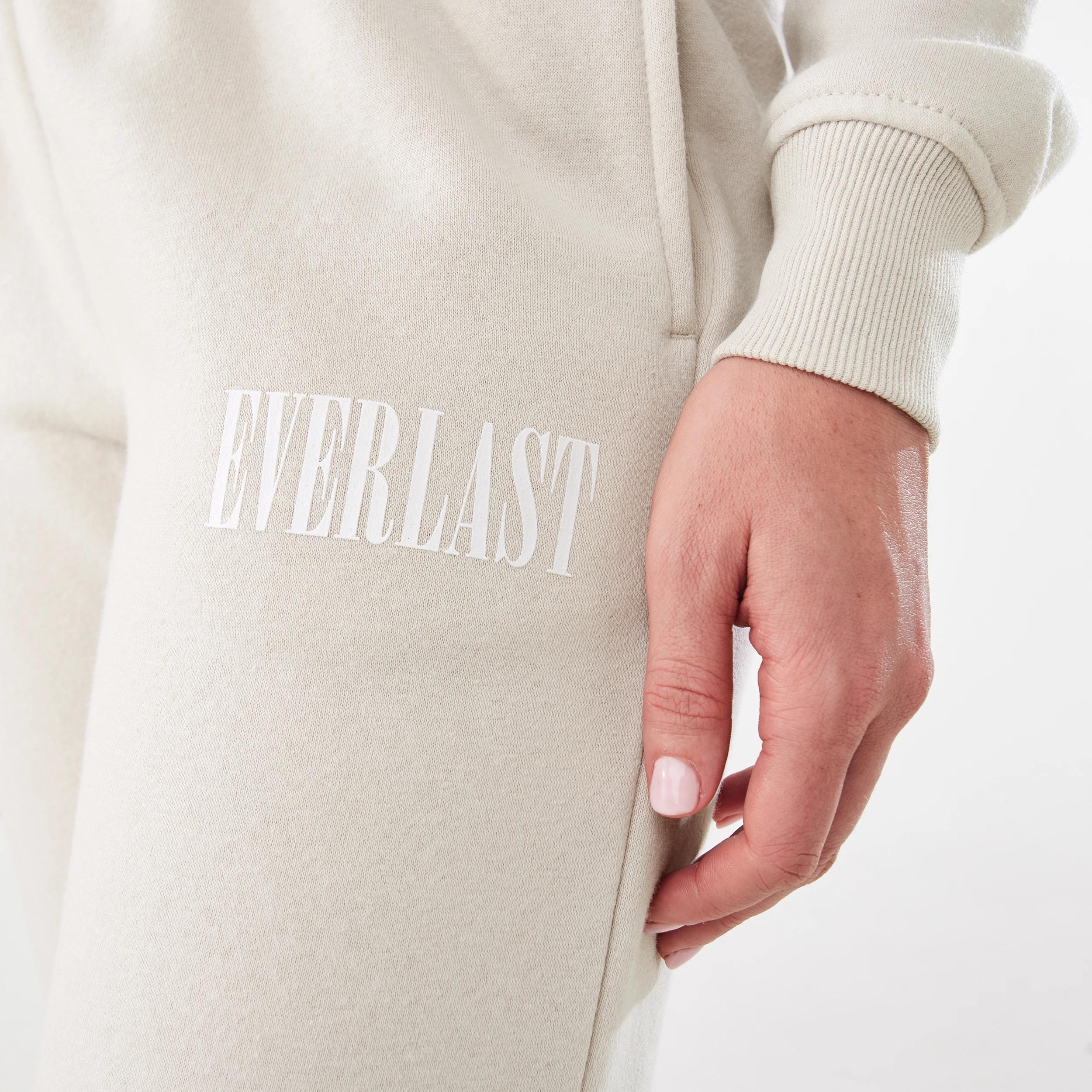7 Everlast Womens Athletic Club Sweatpants EVERLAST BUBBLE LOGO STONE, 7 of 9