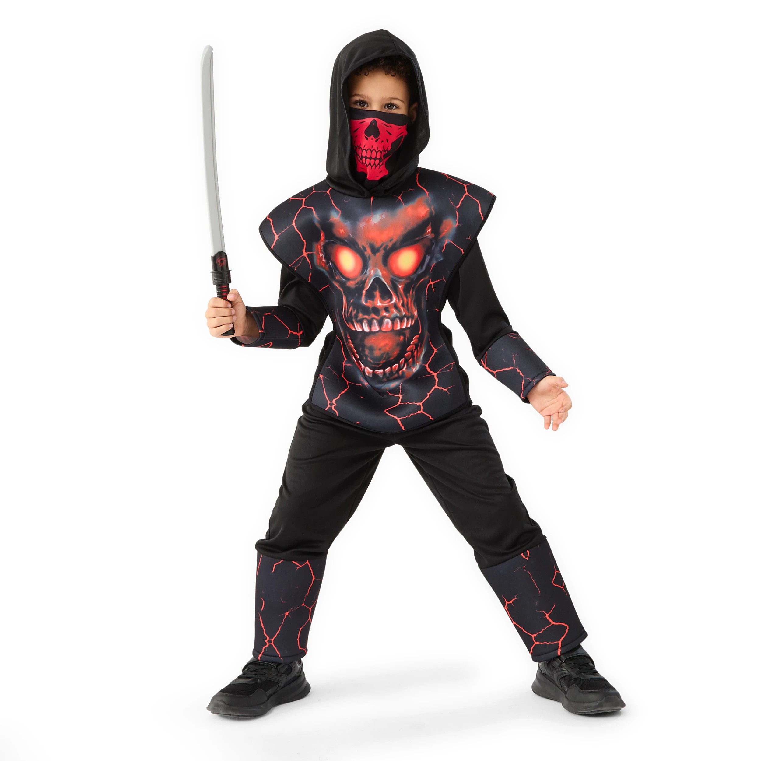 2 5 Piece Demon Ninja Costume - Ages 6-8, 2 of 10