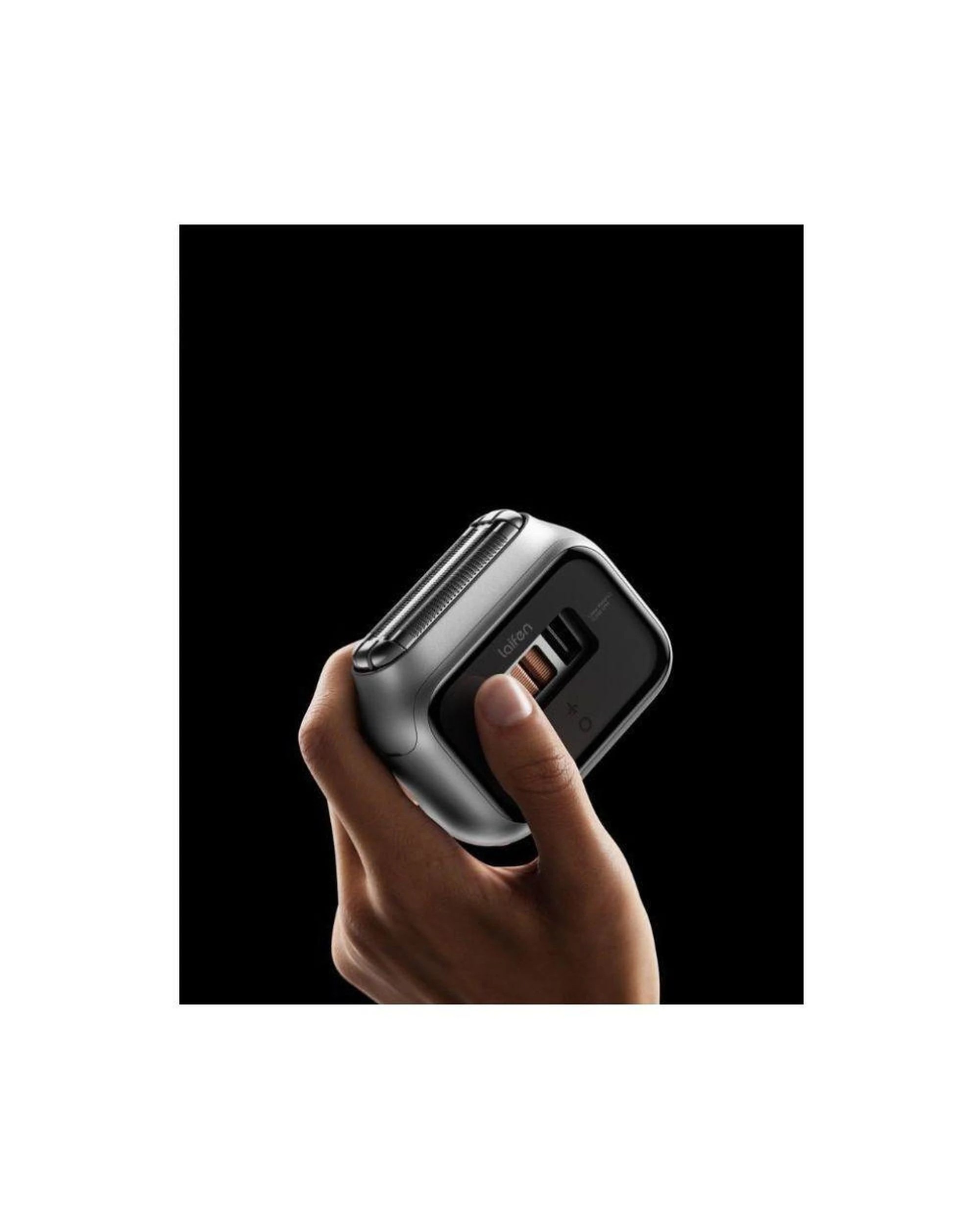 3 Laifen P3 Pro 3 Blade Electric Shaver Dual Motors Dome Foil 100min Battery Grey, 3 of 3