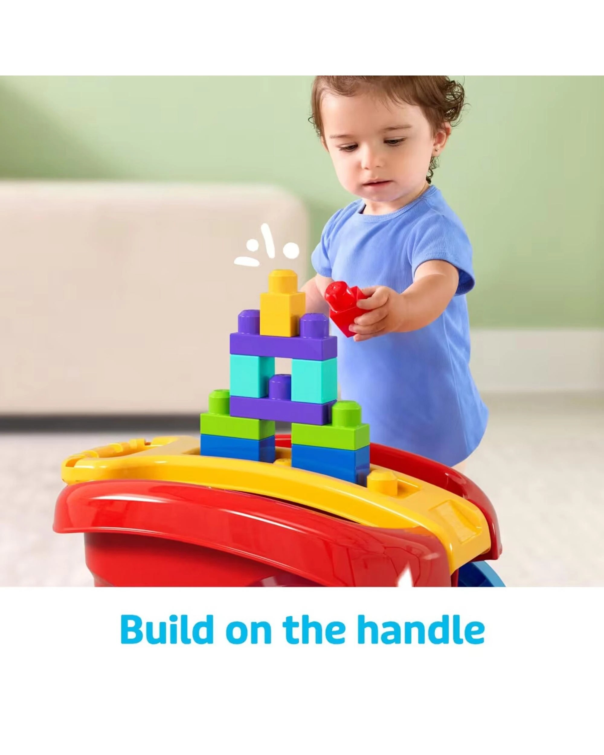 6 Mega Bloks Block Scooping Wagon, 6 of 6
