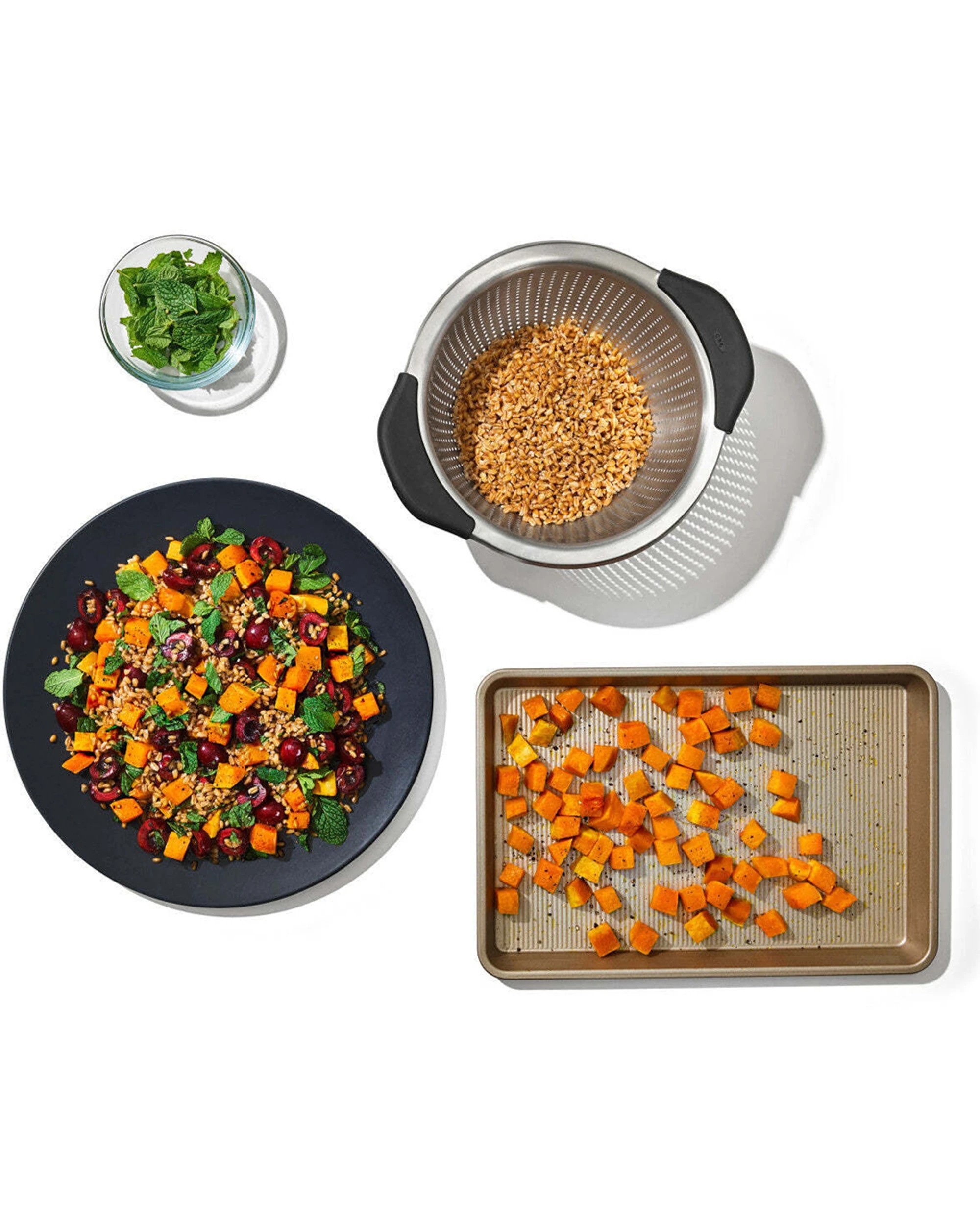 6 Oxo Good Grips Stainless Steel Colander Vacuum Insulated Leakproof Portable - Silver, 6 of 8