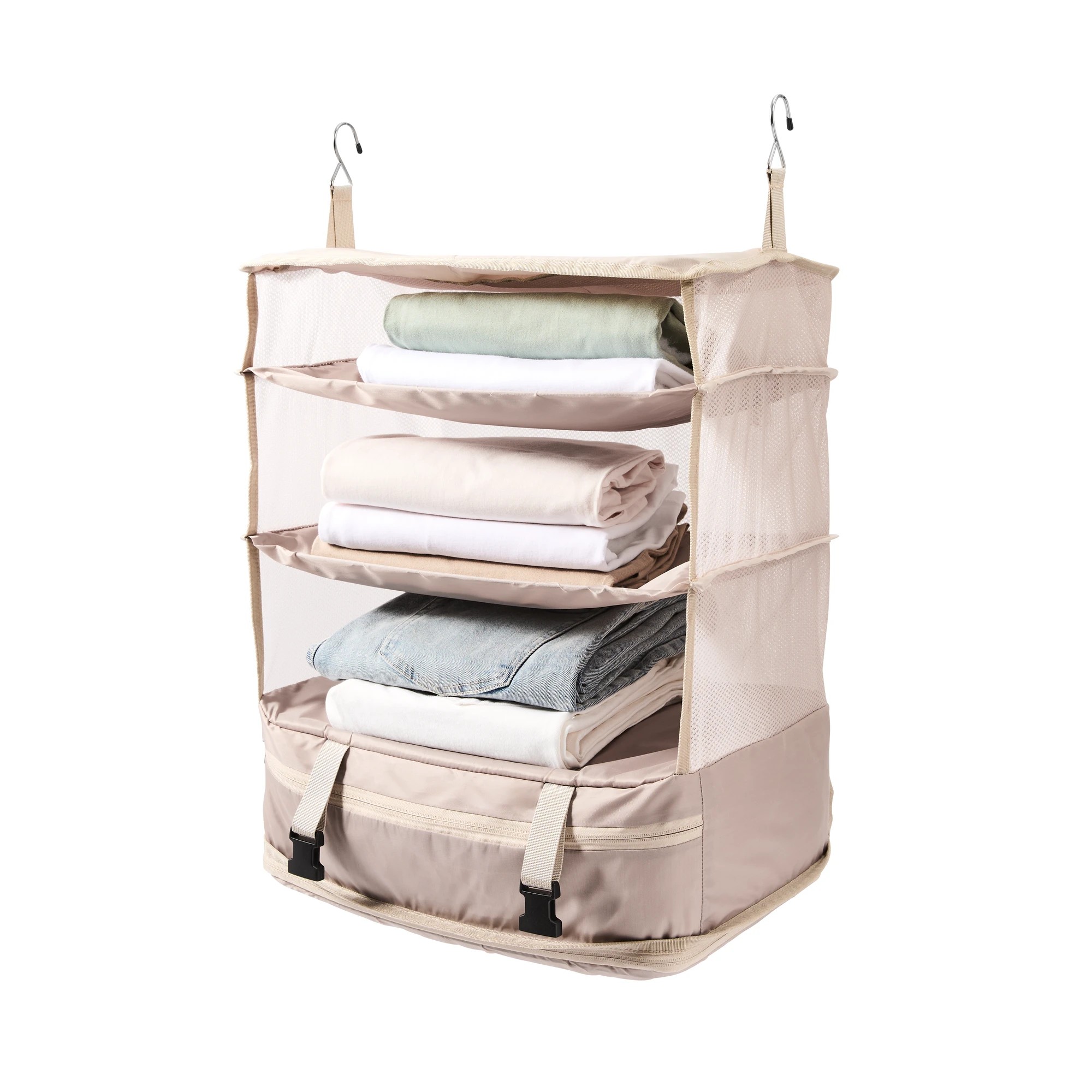 1 Hanging Packing Cube - Beige, 1 of 10