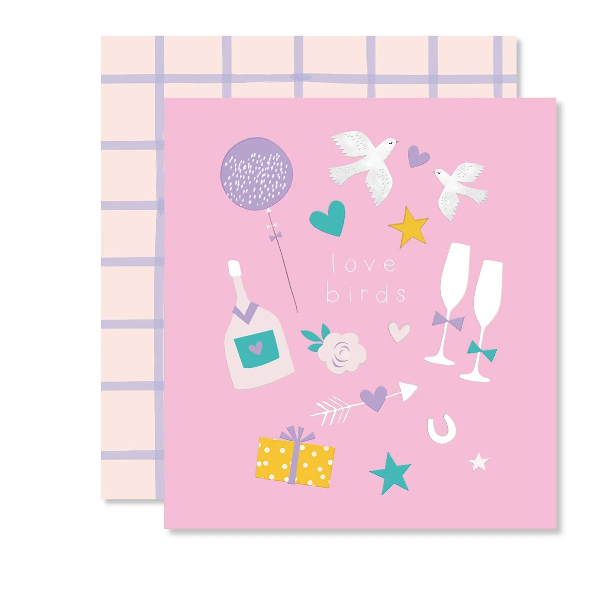 1 Hallmark Wedding Card - Love Birds, 1 of 3