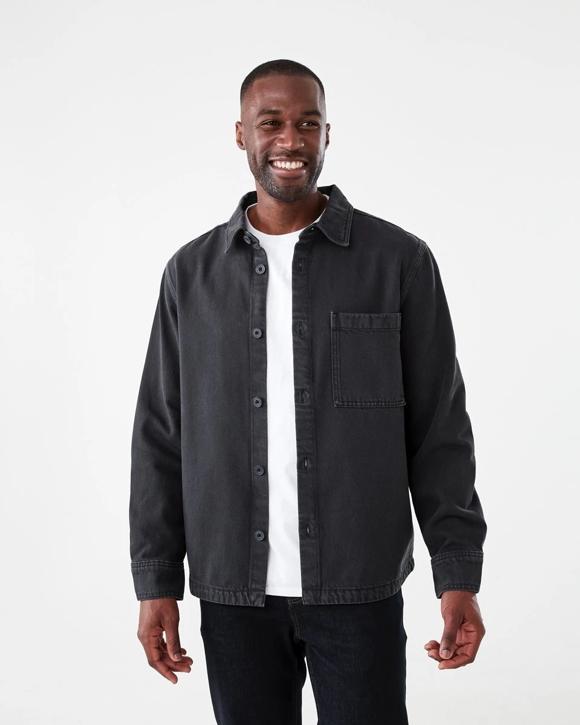 Long Sleeve Denim Overshirt