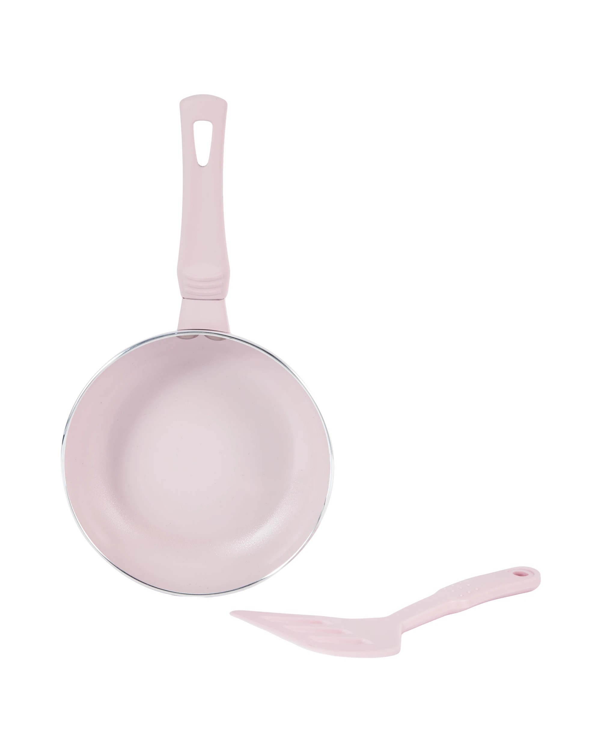 3 14cm Mini Fry Pan with Egg Flip - Pink, 3 of 10