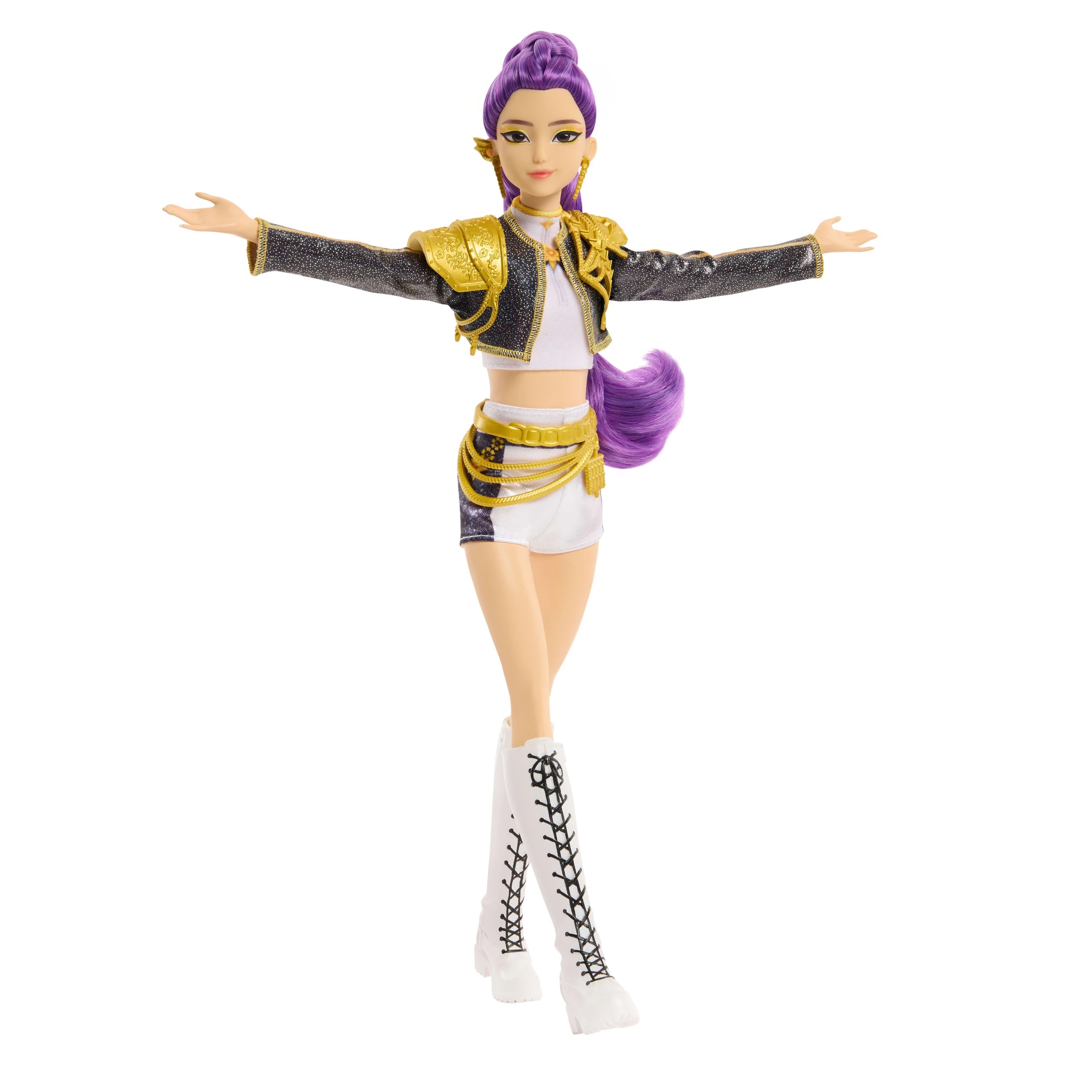 2 KPop Demon Hunters HUNTR/X Rumi Golden Singing Doll, 2 of 7