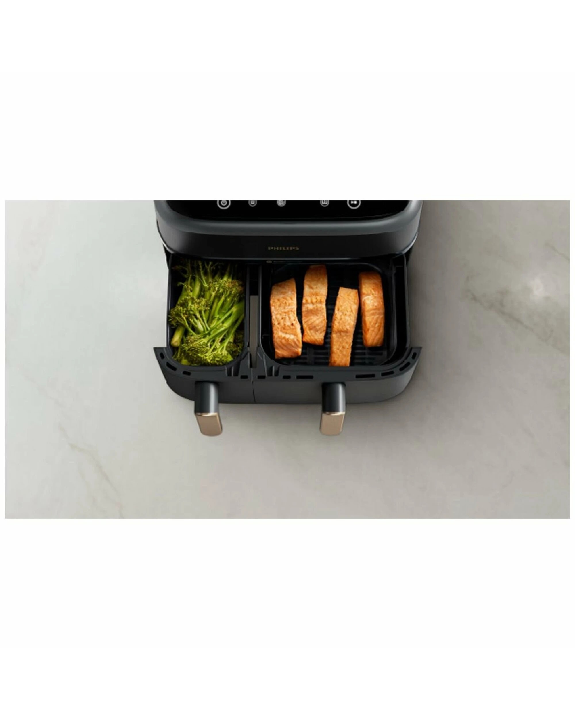 3 Philips 3000 Series Dual Basket Airfryer - Black - BLACK, 3 of 5