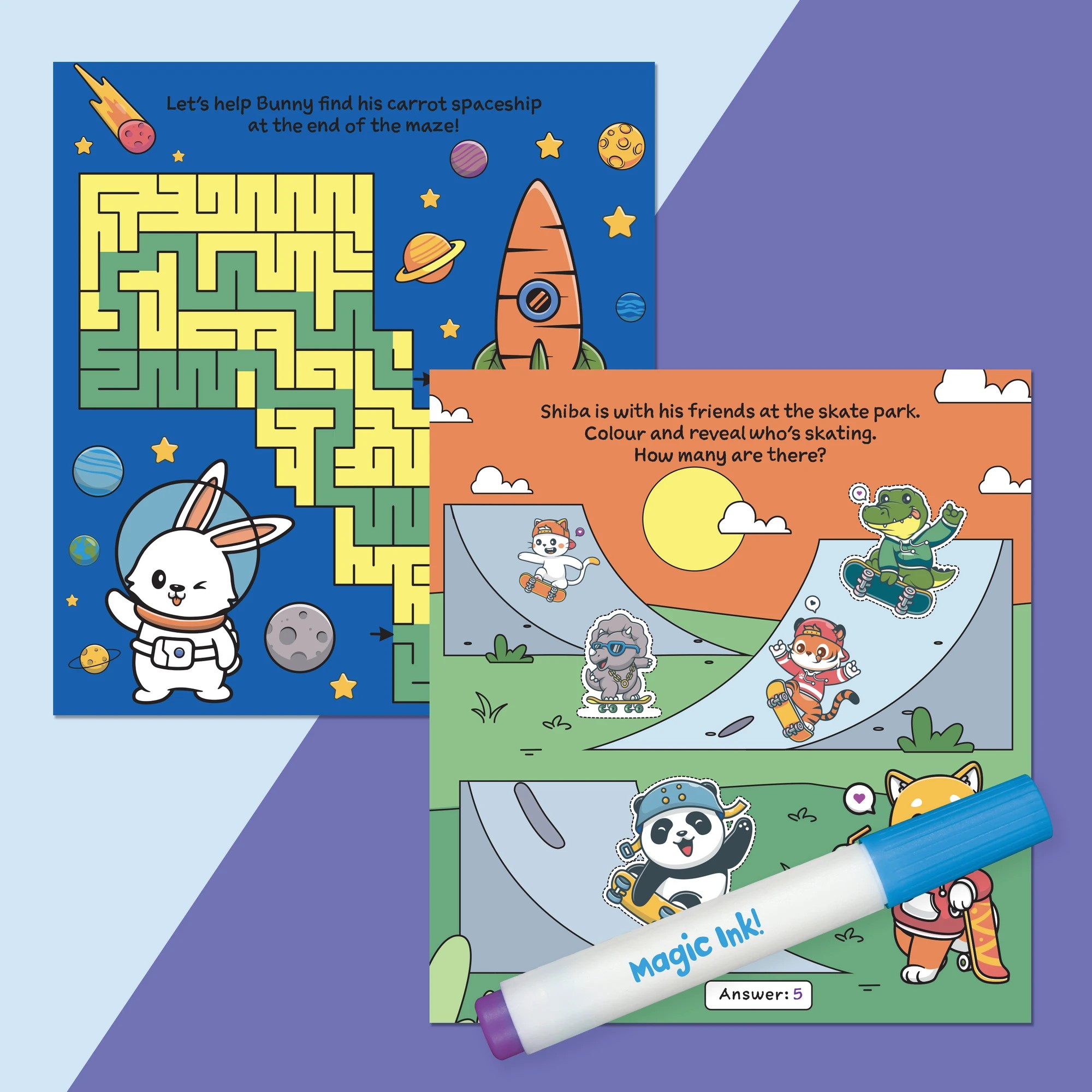 3 INKredibles Magic Reveal Tutti Frutti Mess Free Magic Ink Pictures! - Book, 3 of 5