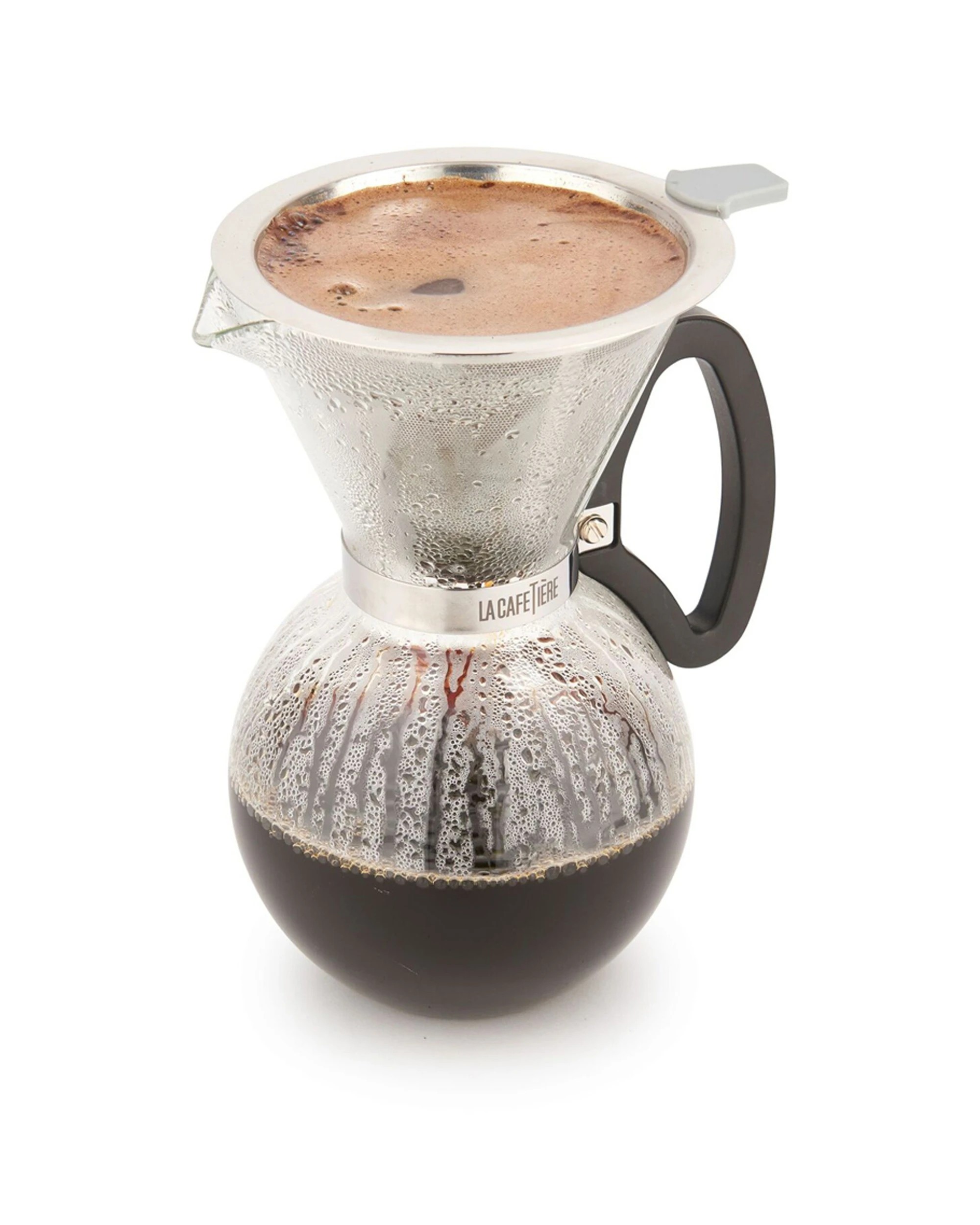 5 LA CAFETIERE Pour Over Stainless Steel Coffee Dripper 12cm - Silver, 5 of 8