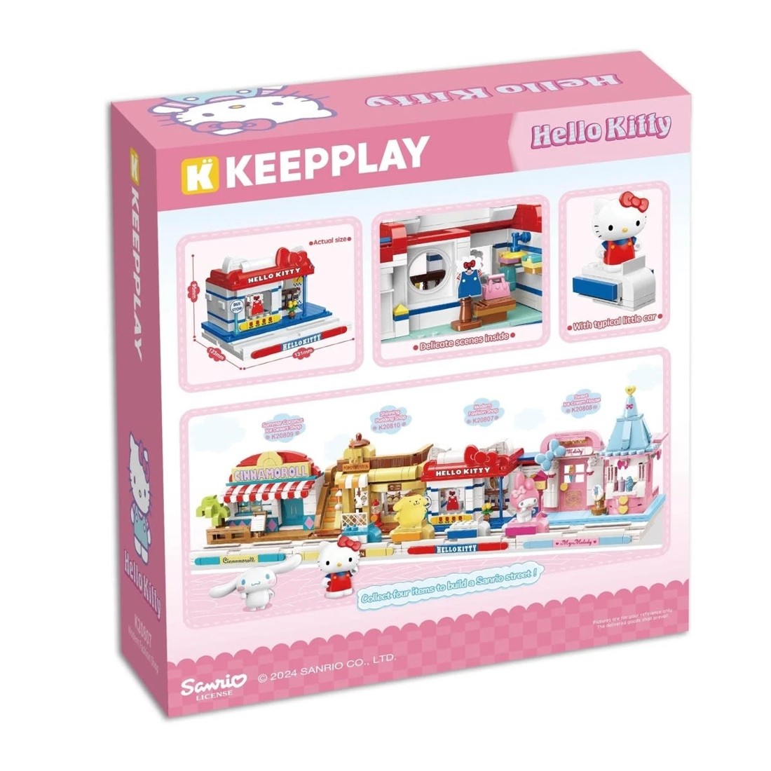 5 305 Piece Keepplay Hello Kitty Modern Fashion Shop Playset, 5 of 5