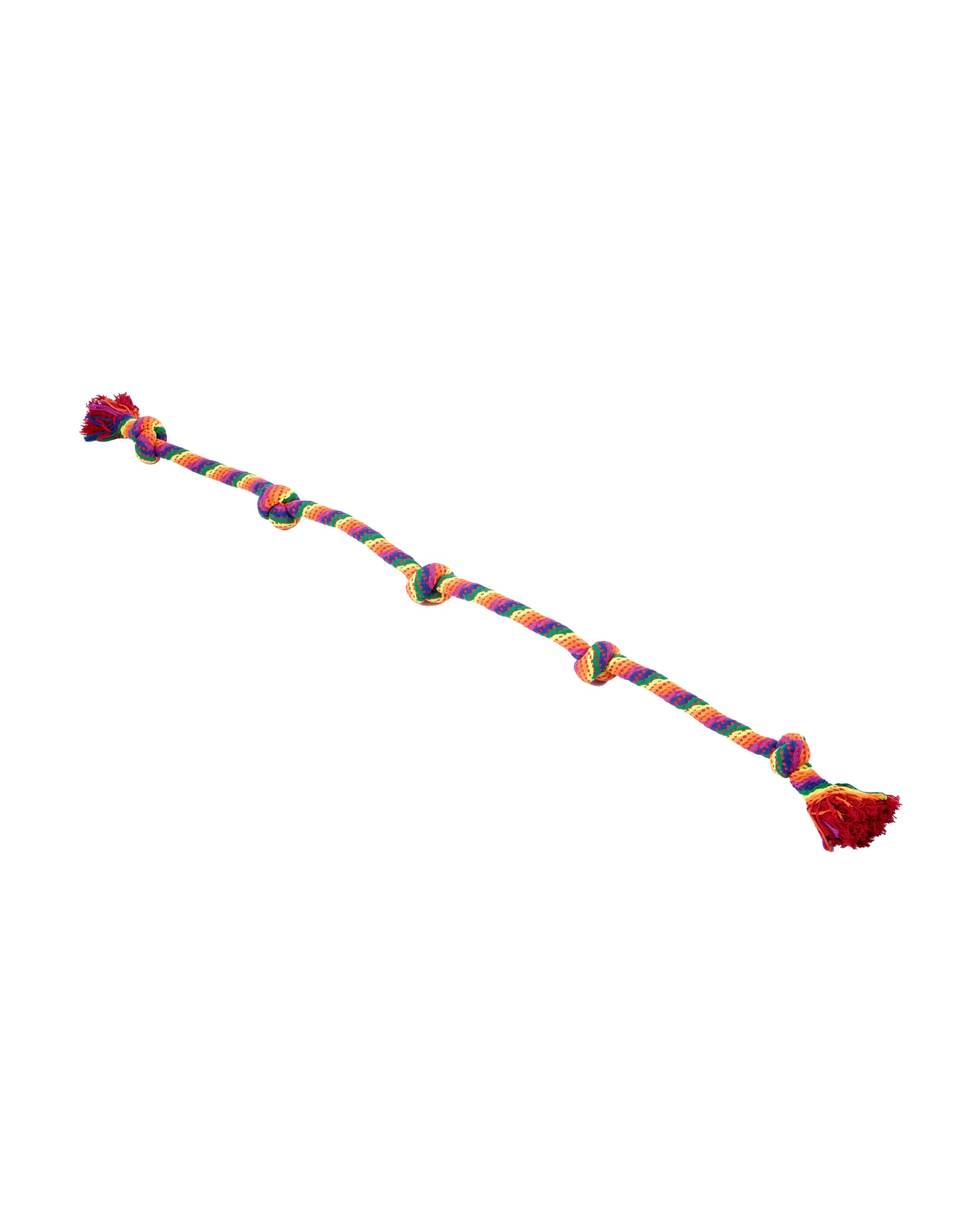 1 Pet Toy Mega Knotted Rope Rainbow, 1 of 4