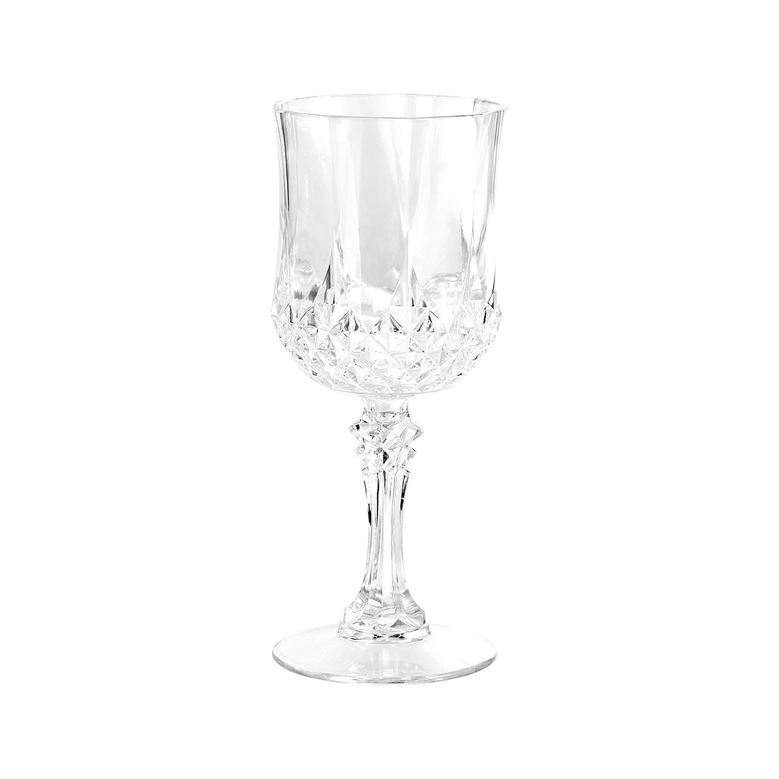 1 Lemon & Lime Crystal Deco 220ml Plastic Red Wine Glass Drinking Party Clear
 - Clear, 1 of 4
