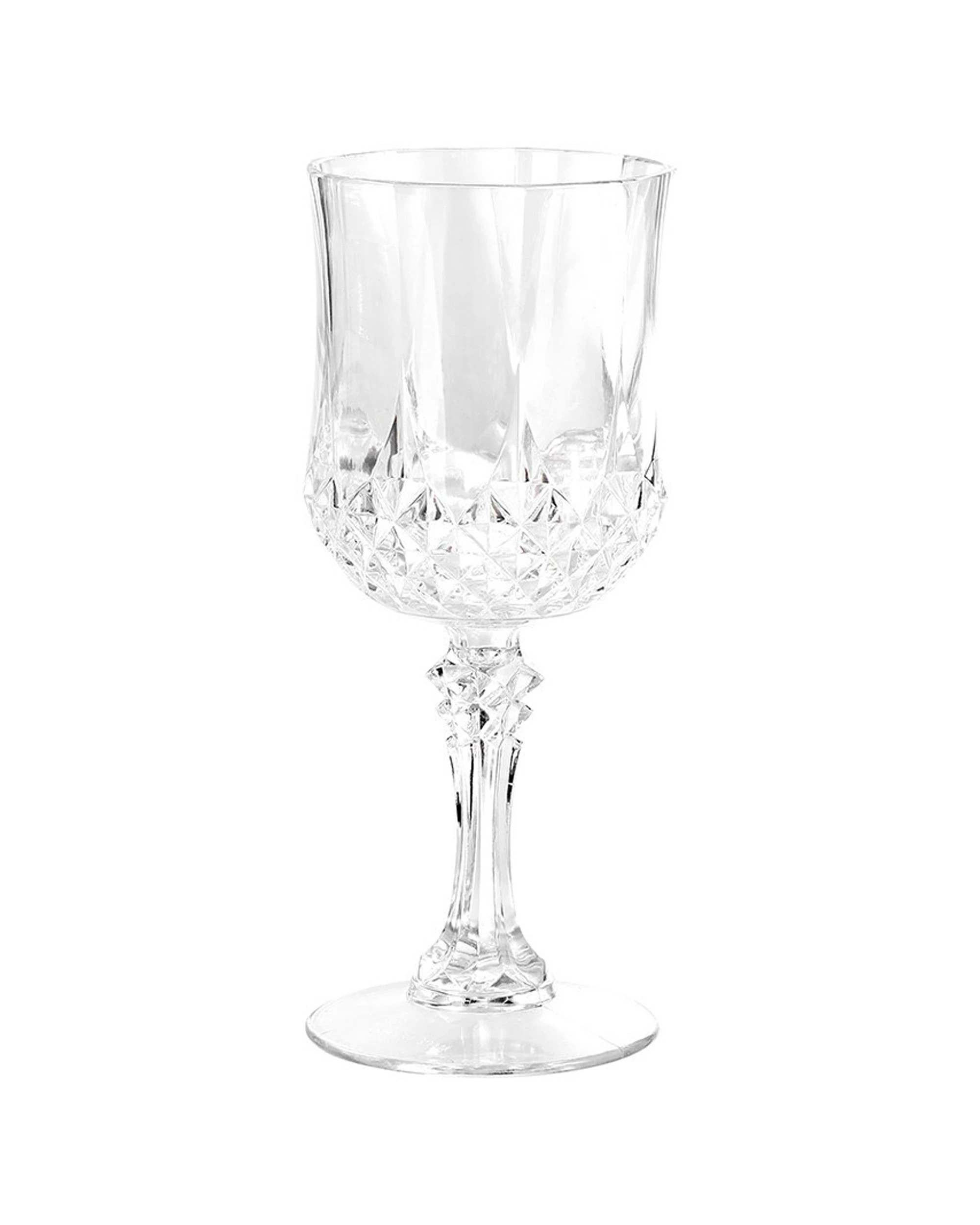 1 Lemon & Lime Crystal Deco 220ml Plastic Red Wine Glass Drinking Party Clear
 - Clear, 1 of 4