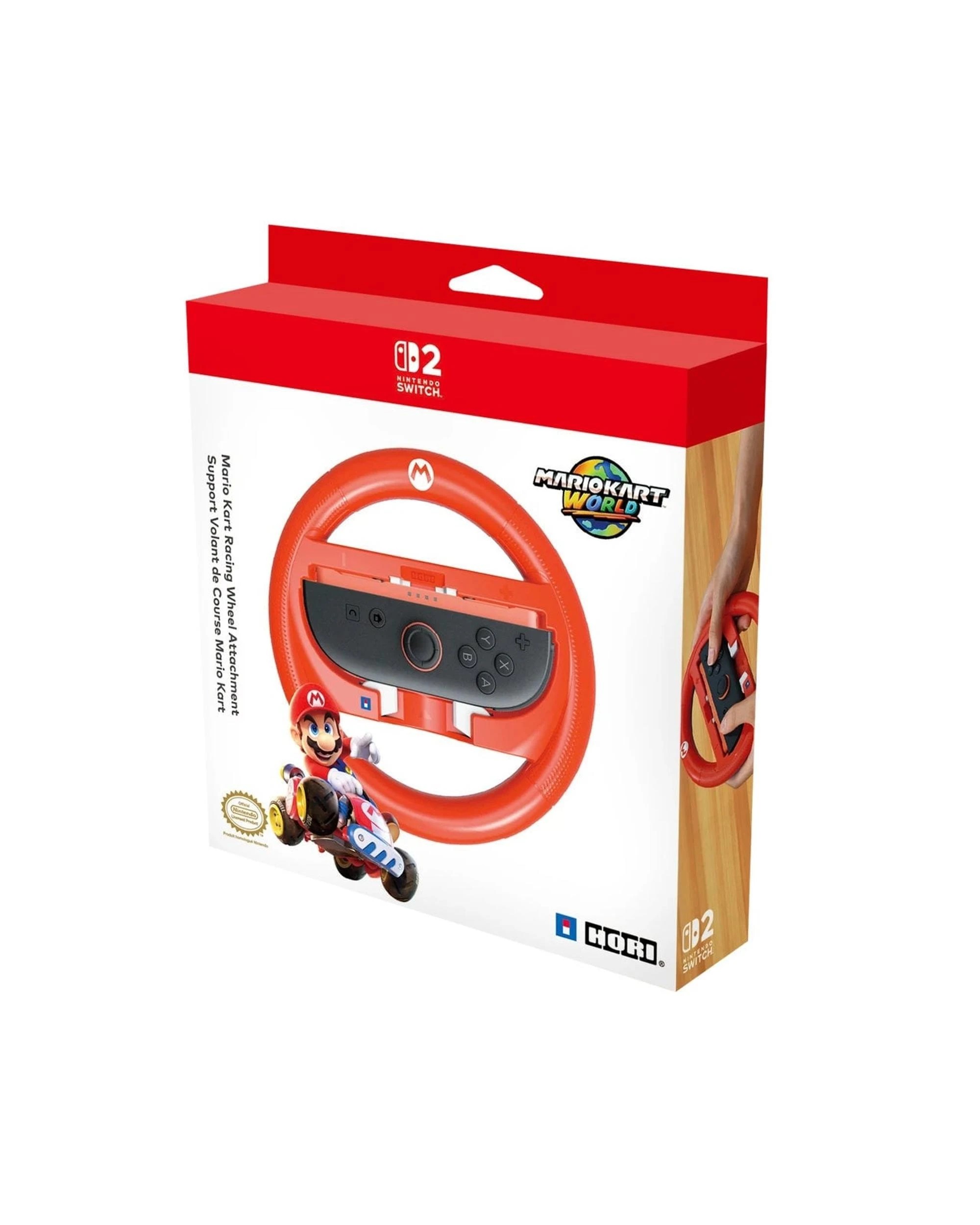 7 HORI Mario Kart Racing Wheel Attachment - Mario -  for Nintendo Switch 2 - Multi, 7 of 7