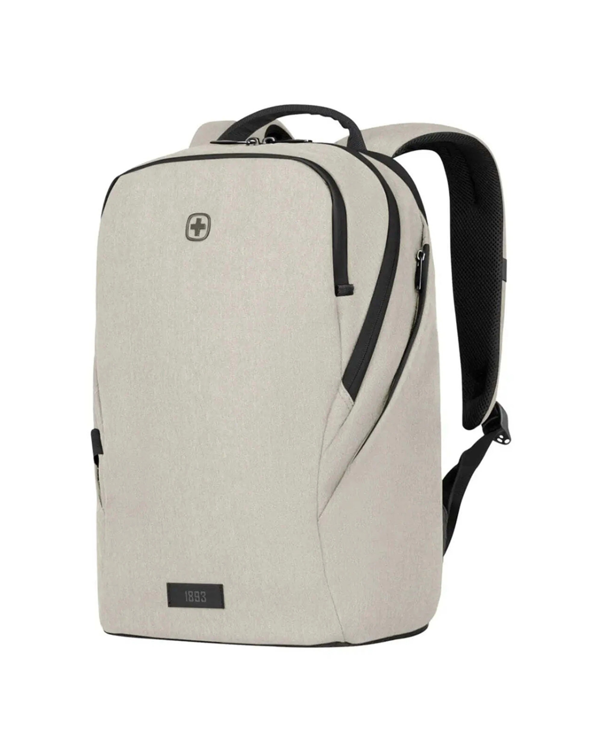 1 Wenger MX Light 16in Laptop Backpack With Tablet Pocket SmartOrg Organiser 21L Sand - White, 1 of 8