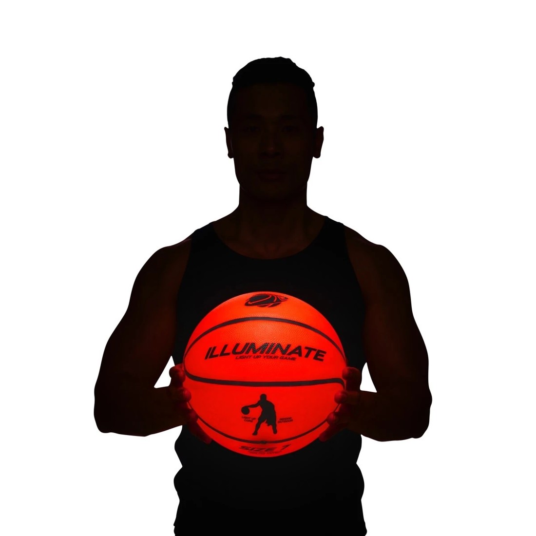 1 Light Up Basketball - Size 7, Orange, 1 of 8