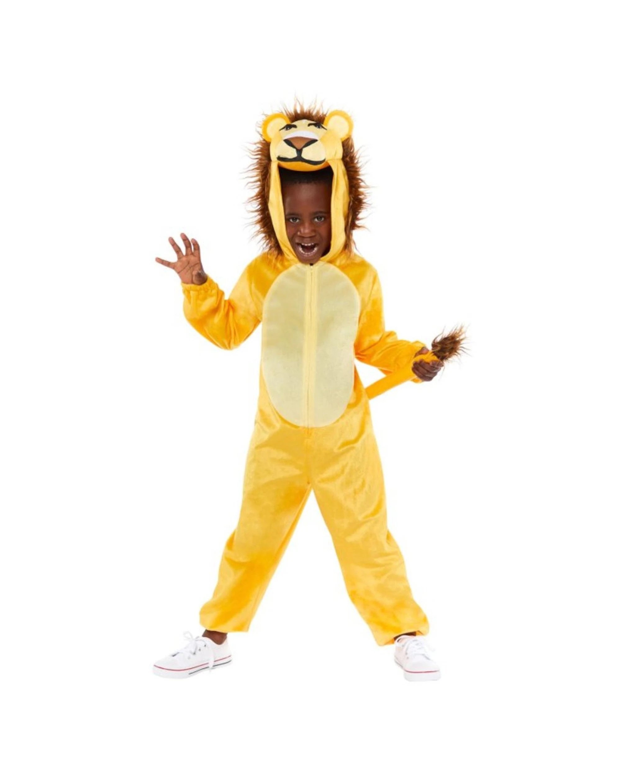 1 Lion Onesie Kids Costume Size 3-4 Years, 1 of 2