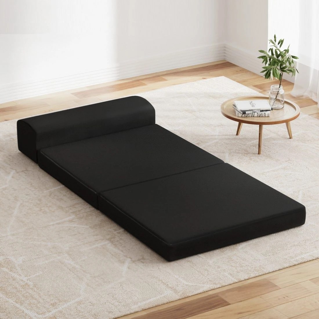 7 Giselle Bedding Foldable Mattress Folding Foam Bed Mat - Black, 7 of 7