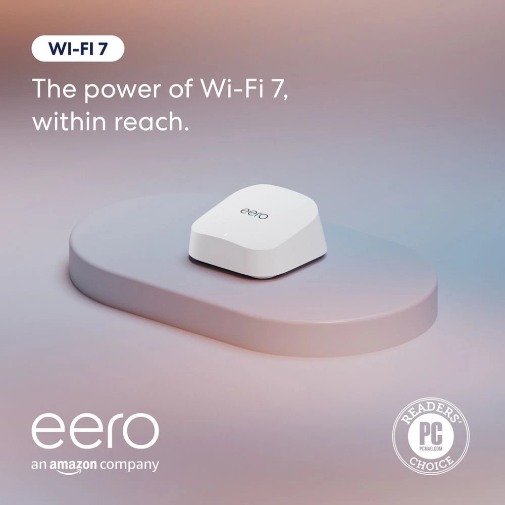 3 Amazon eero 7 Dual-Band Mesh WiFi-7 Router, 3 of 7