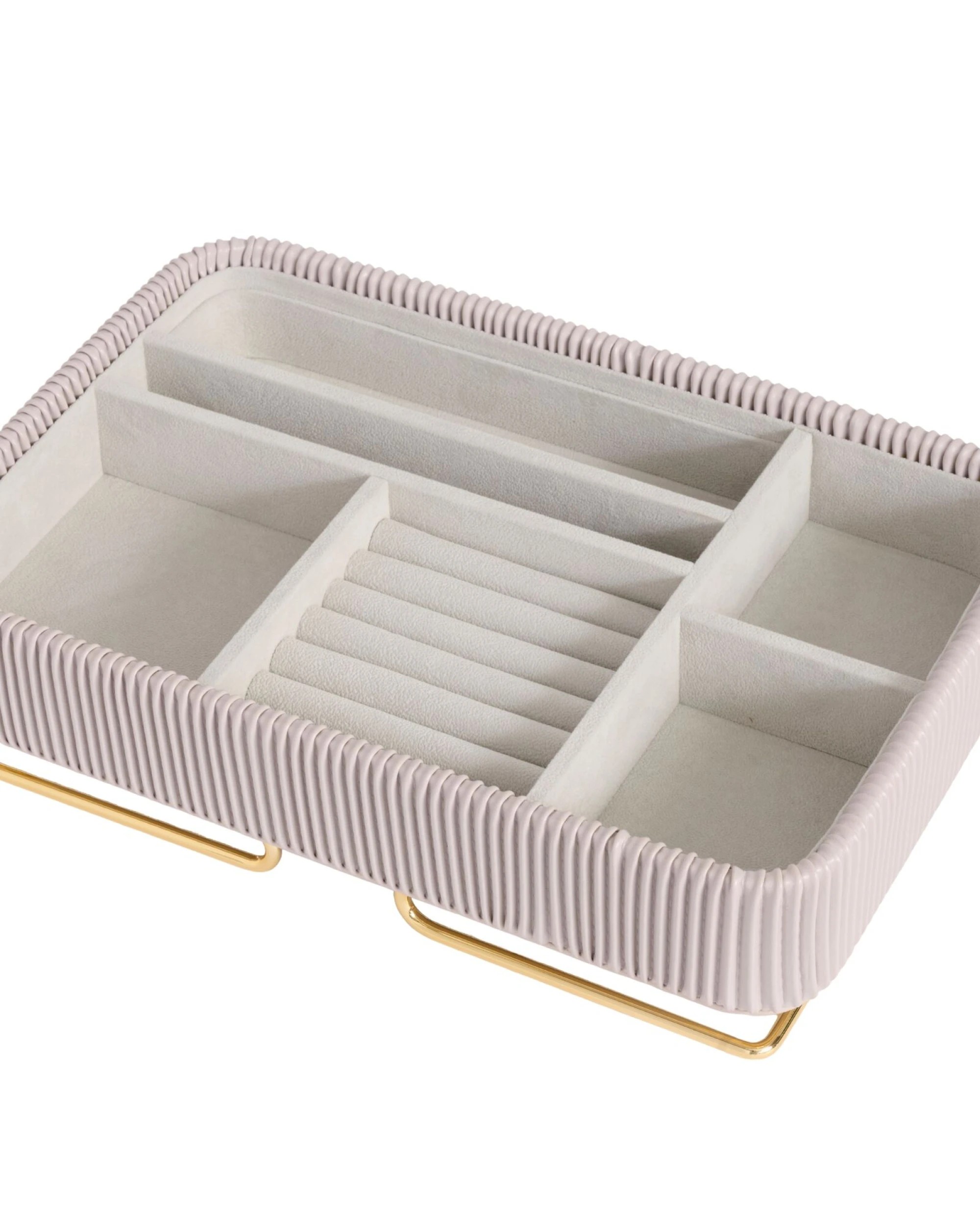 3 One Six Eight London Carolina Jewellery Box - One Size - Grey, 3 of 5