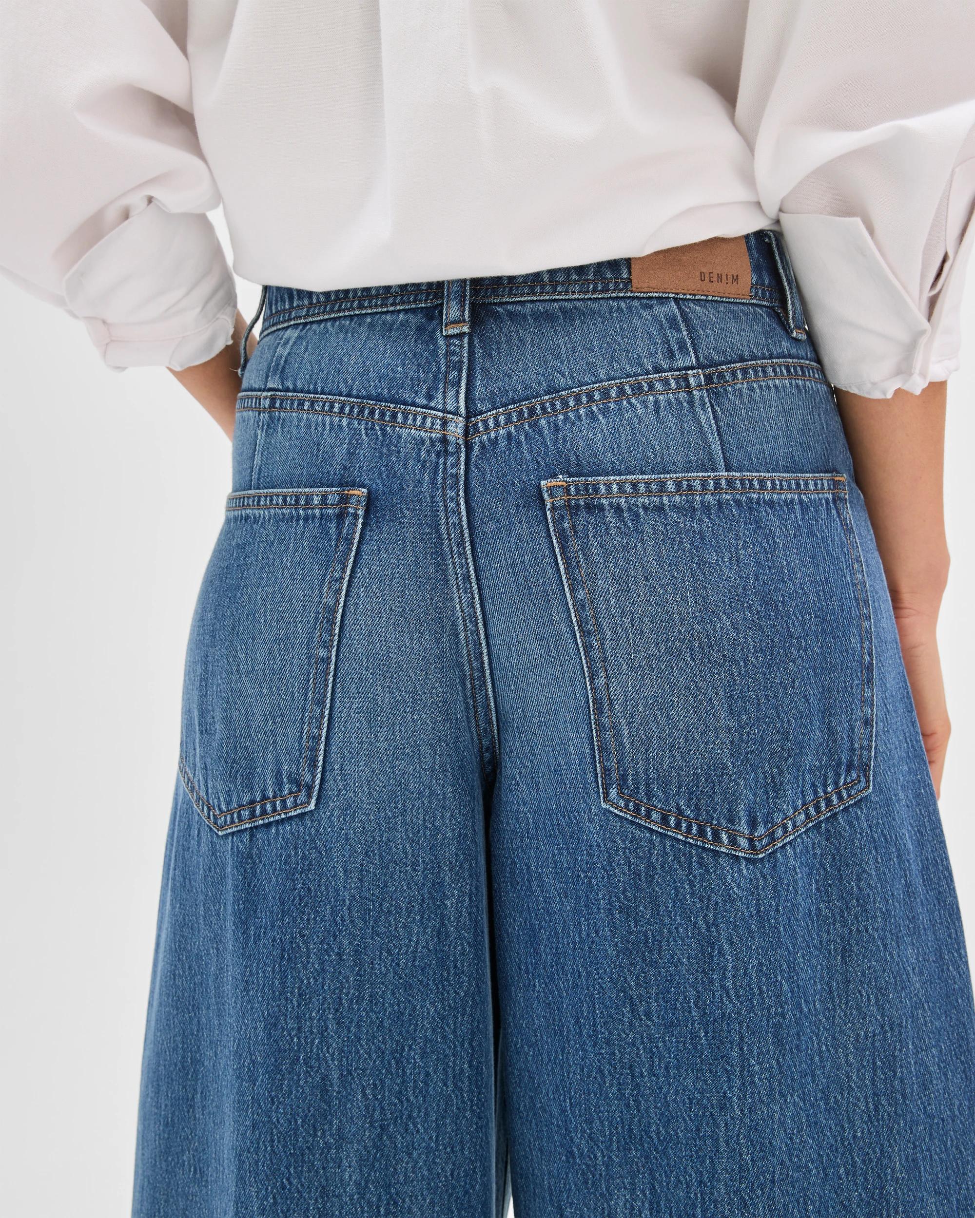 5 Target Denim AirLoom Slouch Wide Leg Denim Jeans DARK WORN, 5 of 6
