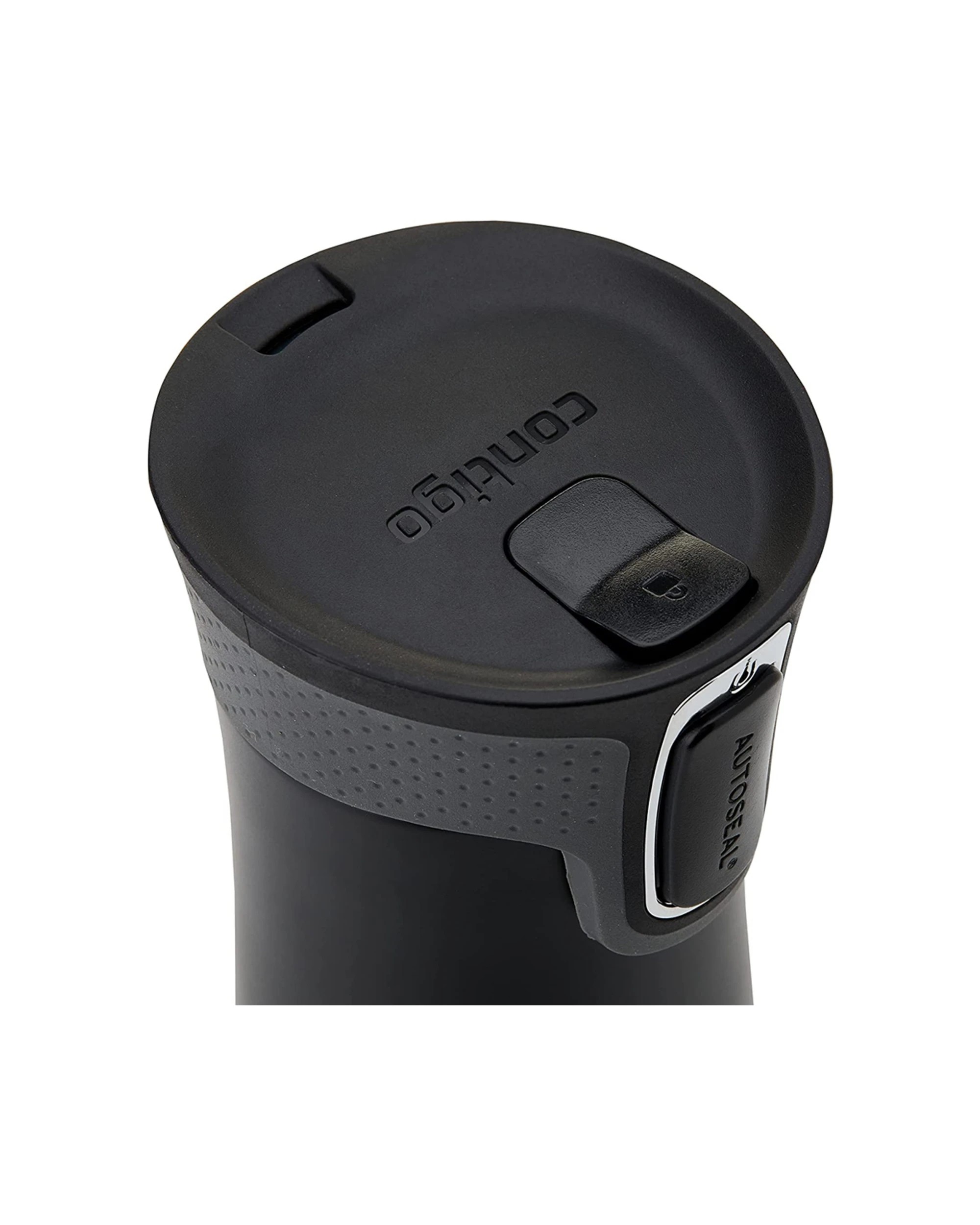 2 Contigo West Loop Autoseal Mug 473ml Vacuum Insulated Leakproof Spillproof - Black, 2 of 2