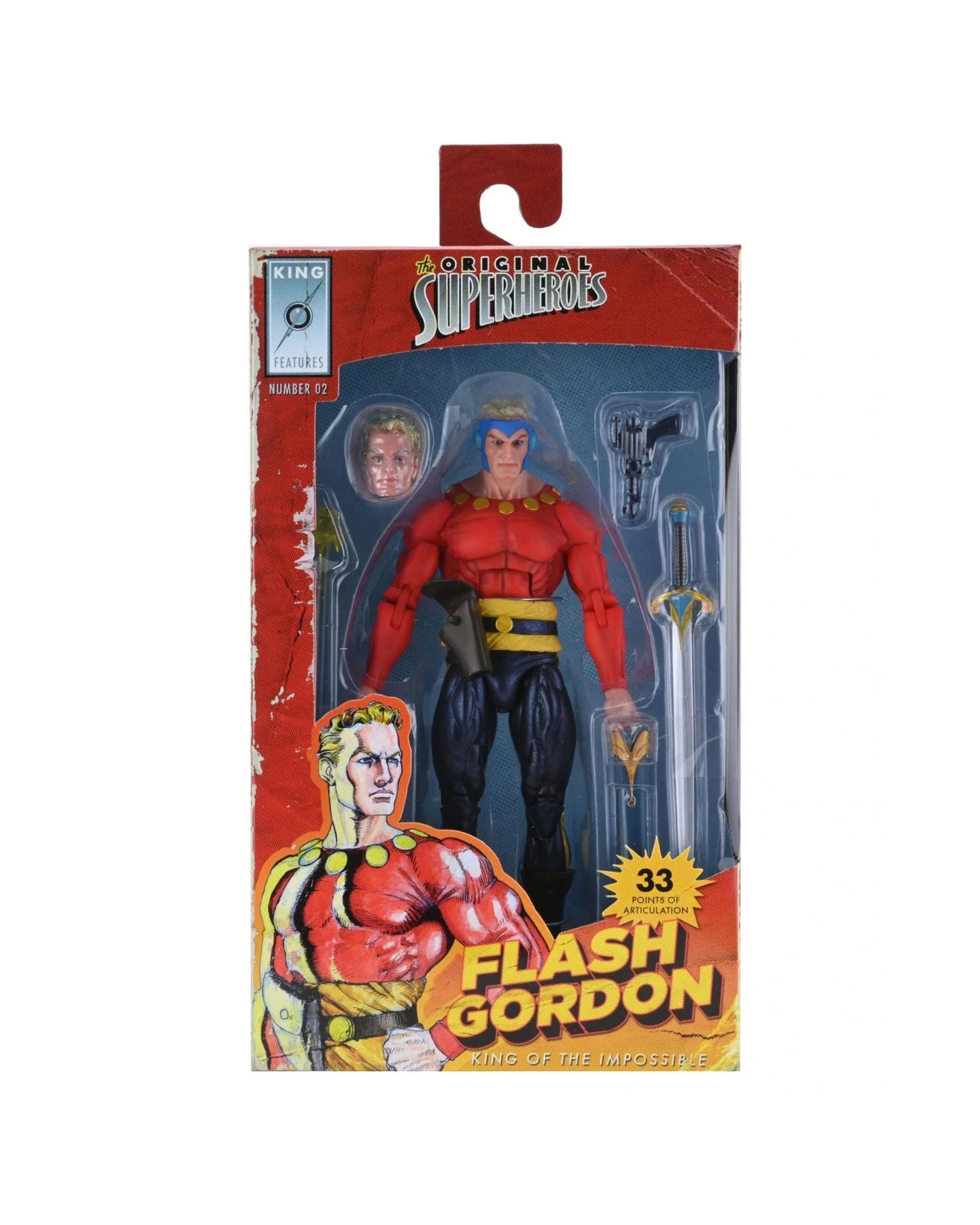 1 NECA Flash Gordon - King Features -  7 inch Action Figure, 1 of 5