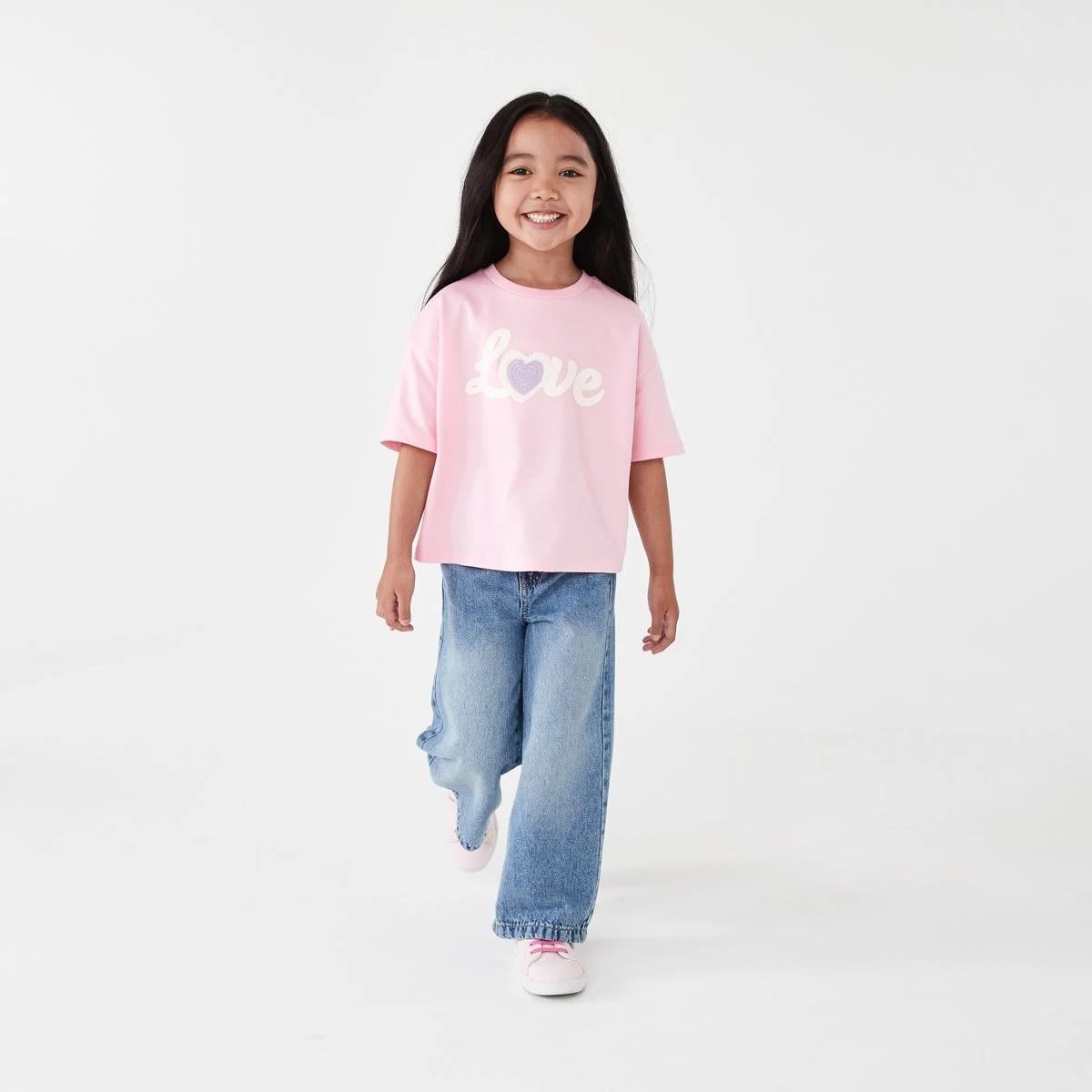 5 Short Sleeve Oversized Applique T-shirt Love, 5 of 8