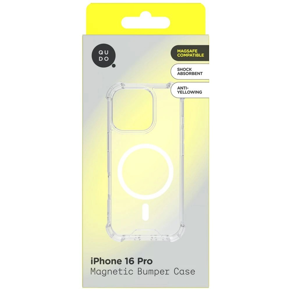 1 Qudo MagSafe Clear Bumper Case iPhone 16 Pro, 1 of 3