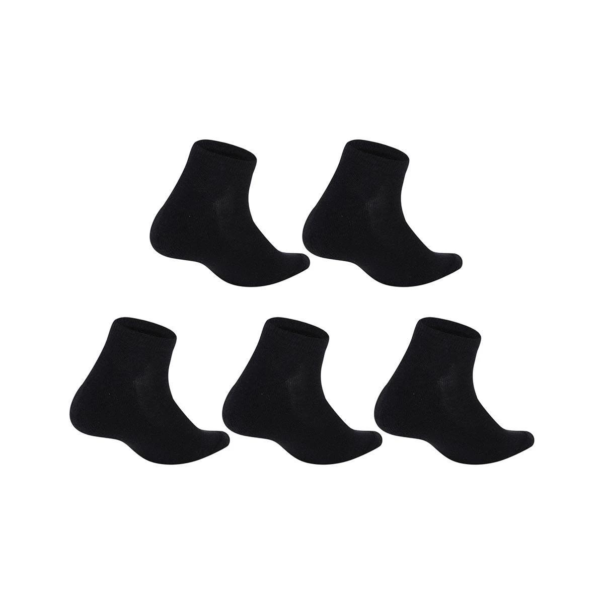 2 5 Pack Low Cut Sport Socks Black, 2 of 3