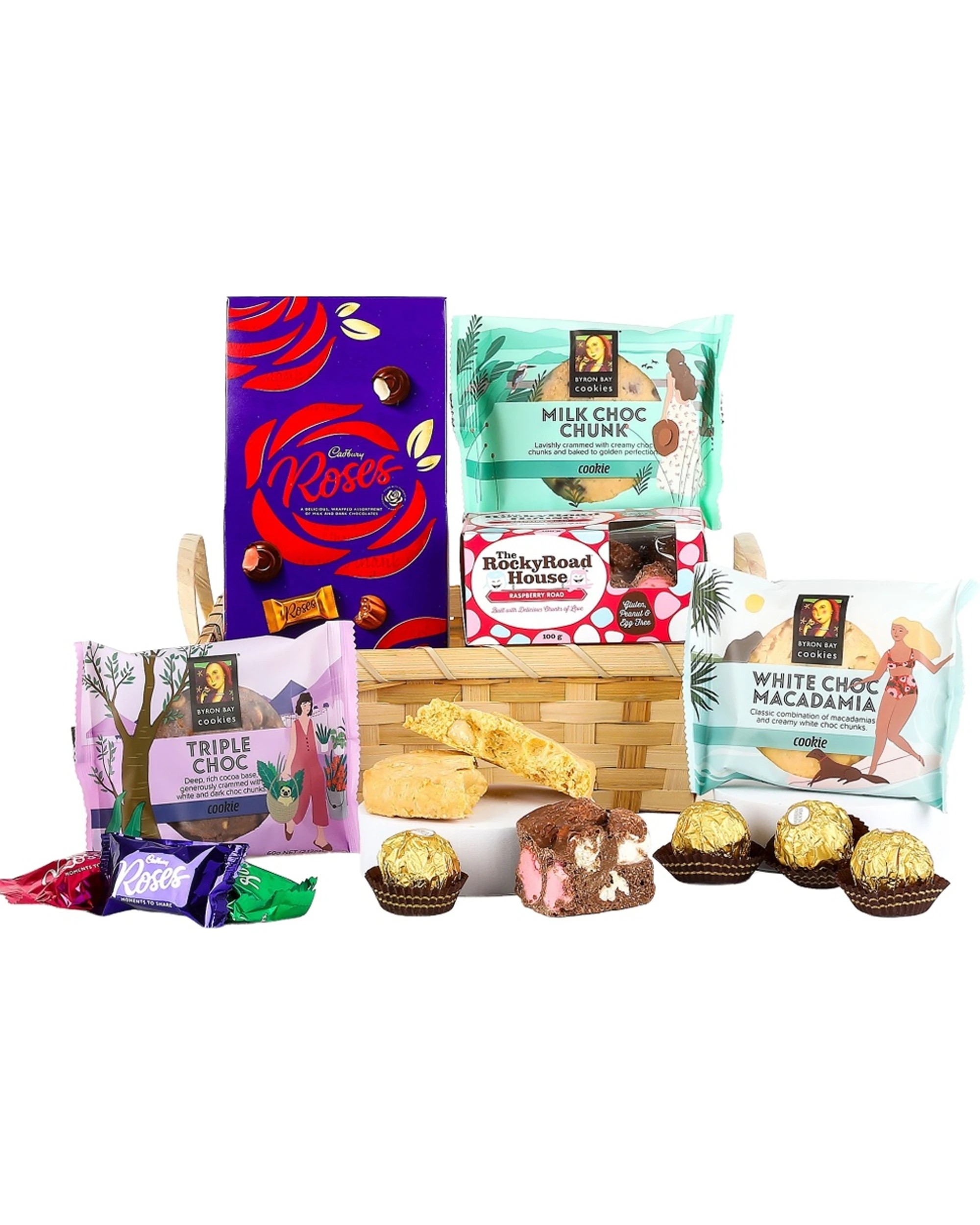 1 Gift Basket Get Well Chocolate And Cookies Hamper Cadbury Byron Bay Treats - Multi, 1 of 8