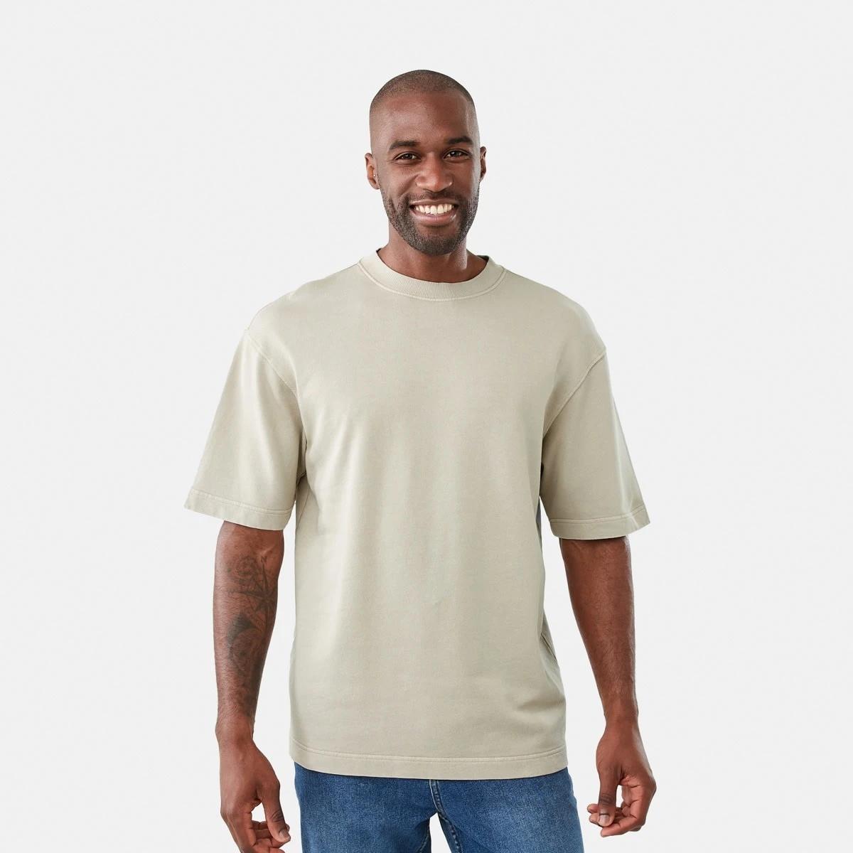 1 Terry Oversized T-shirt Bge String, 1 of 5