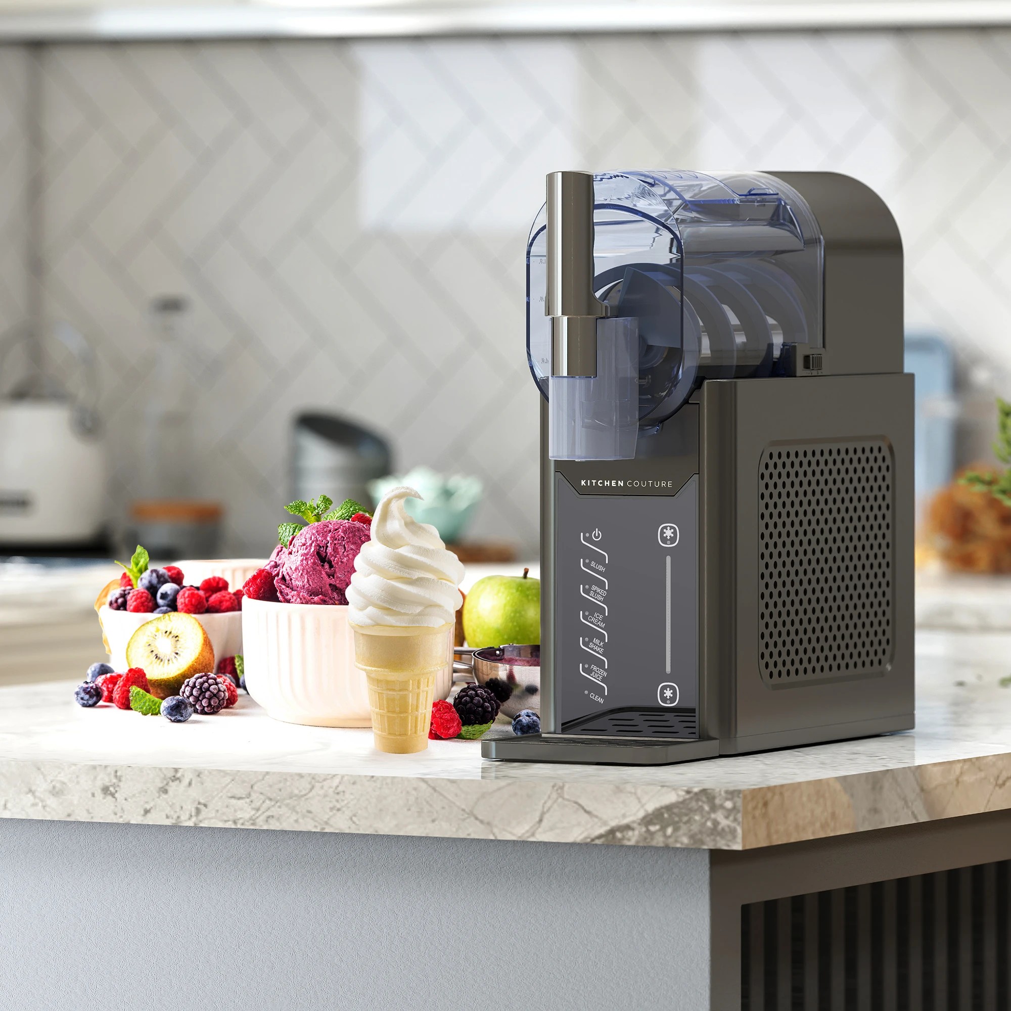 5 Kitchen Couture 2L Slushie & Soft Serve Maker - Grey, 5 of 10