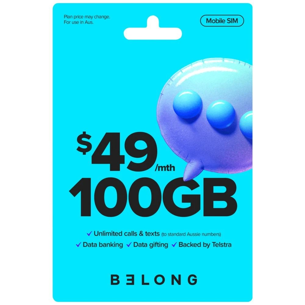 1 Belong Voice SIM Kit $49, 1 of 1