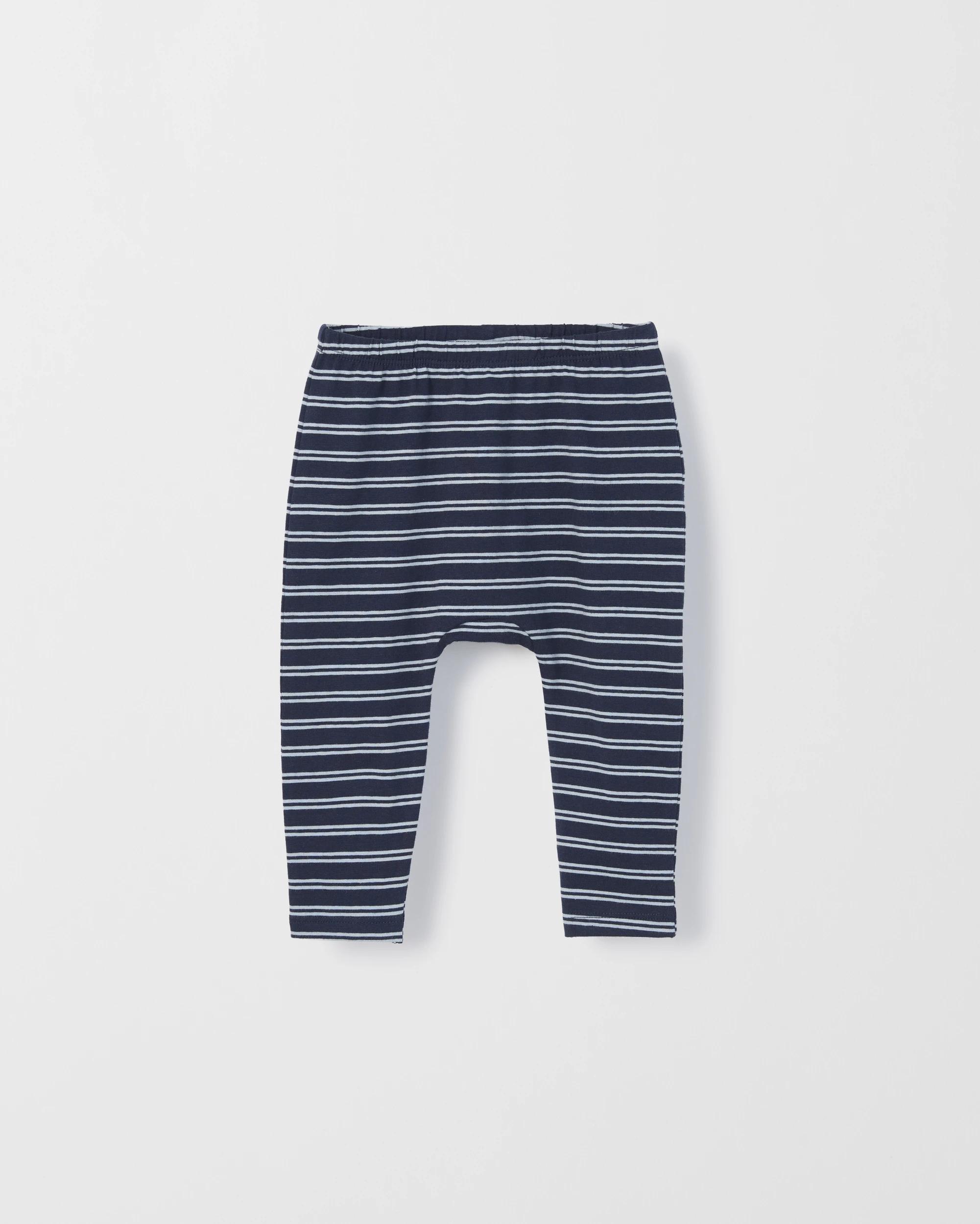 2 Target Baby Baby Organic Cotton 3 Pack Leggings STRIPE BLUE, 2 of 5