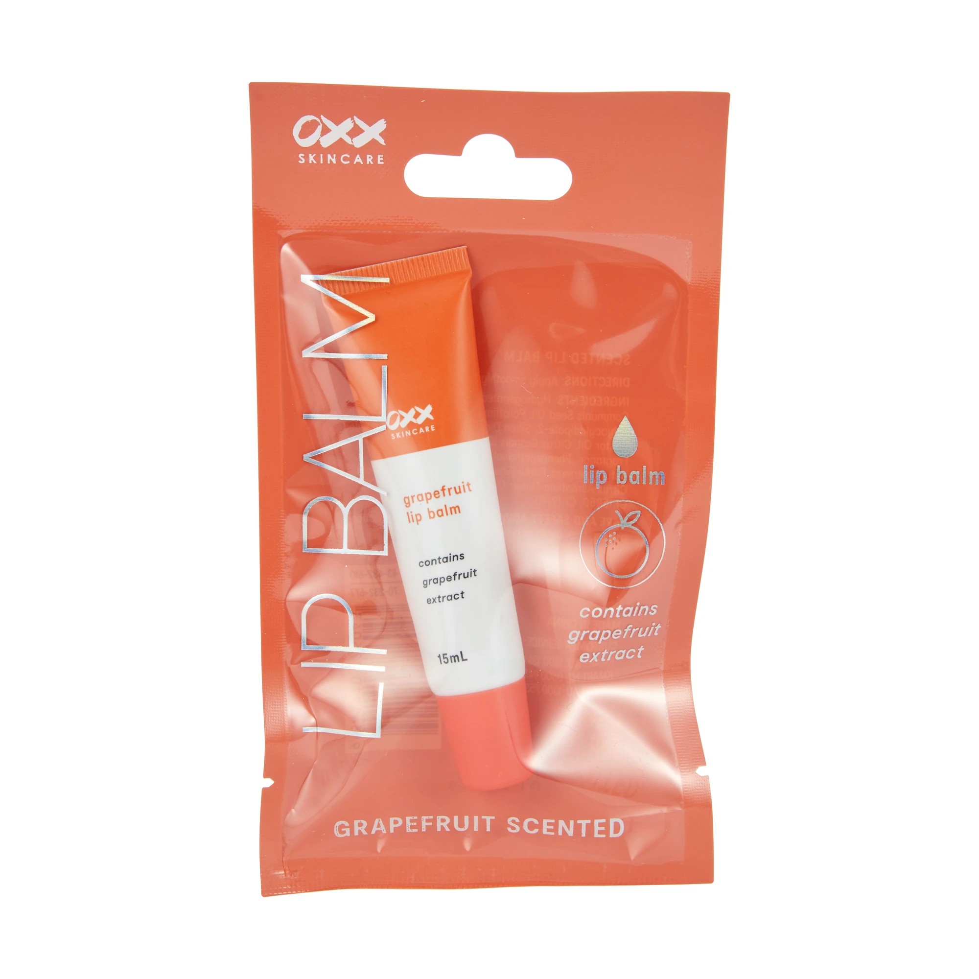 1 OXX Skincare Lip Balm 15ml - Grapefruit Scented, 1 of 5